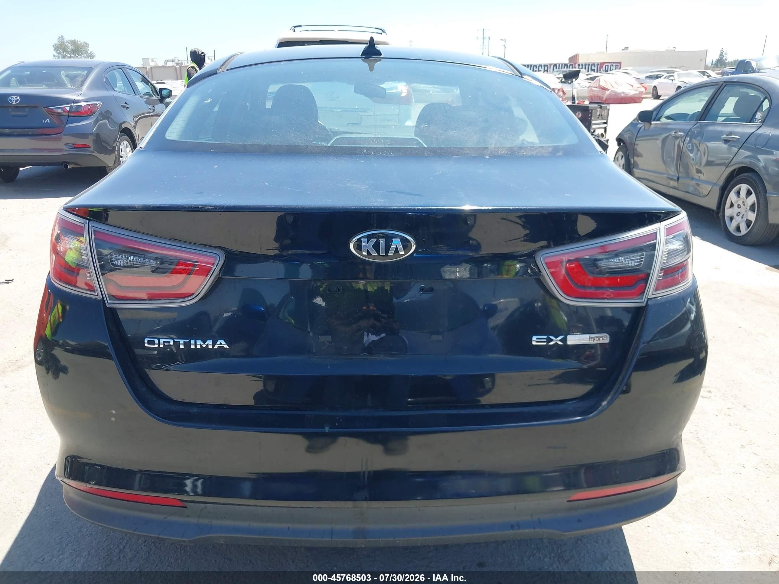 2015 Kia Optima Hybrid Ex Black vin: KNAGN4AD5F5088402