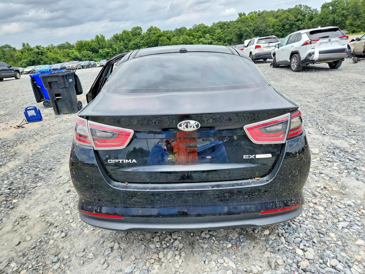 2014 Kia Optima Hybrid Черный vin: KNAGN4AD6E5065399