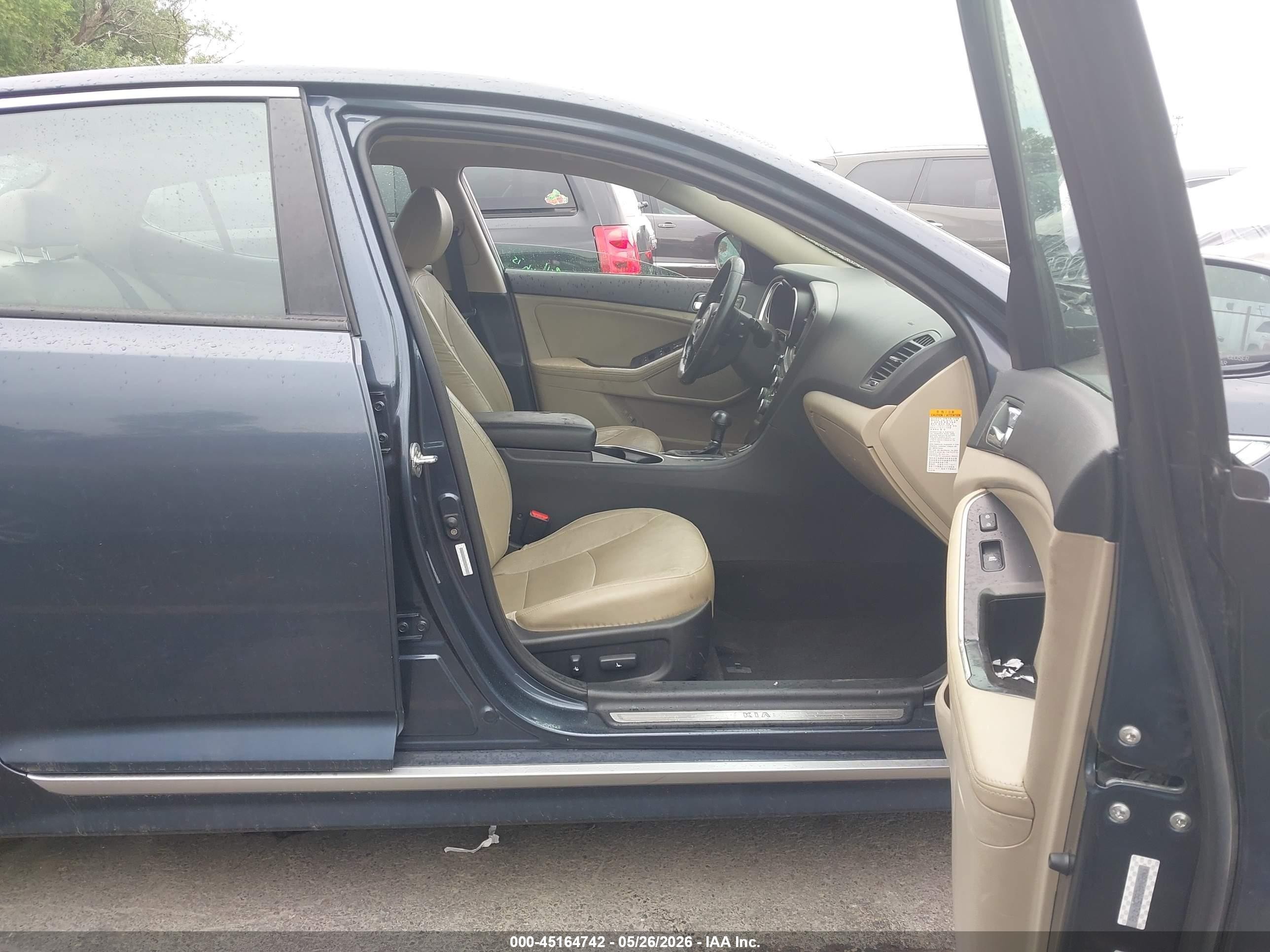 2014 Kia Optima Hybrid Ex Dark Blue vin: KNAGN4AD6E5074748