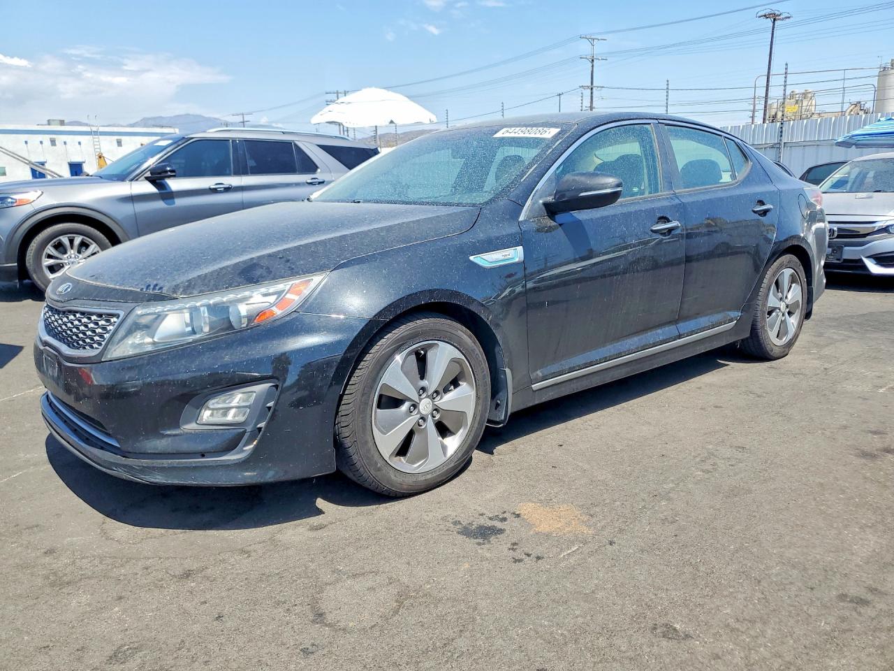 2015 Kia Optima Hybrid Black vin: KNAGN4AD7F5080026