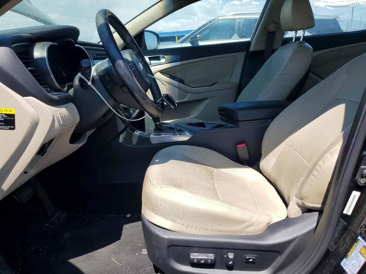 2015 Kia Optima Hybrid Black vin: KNAGN4AD7F5080026
