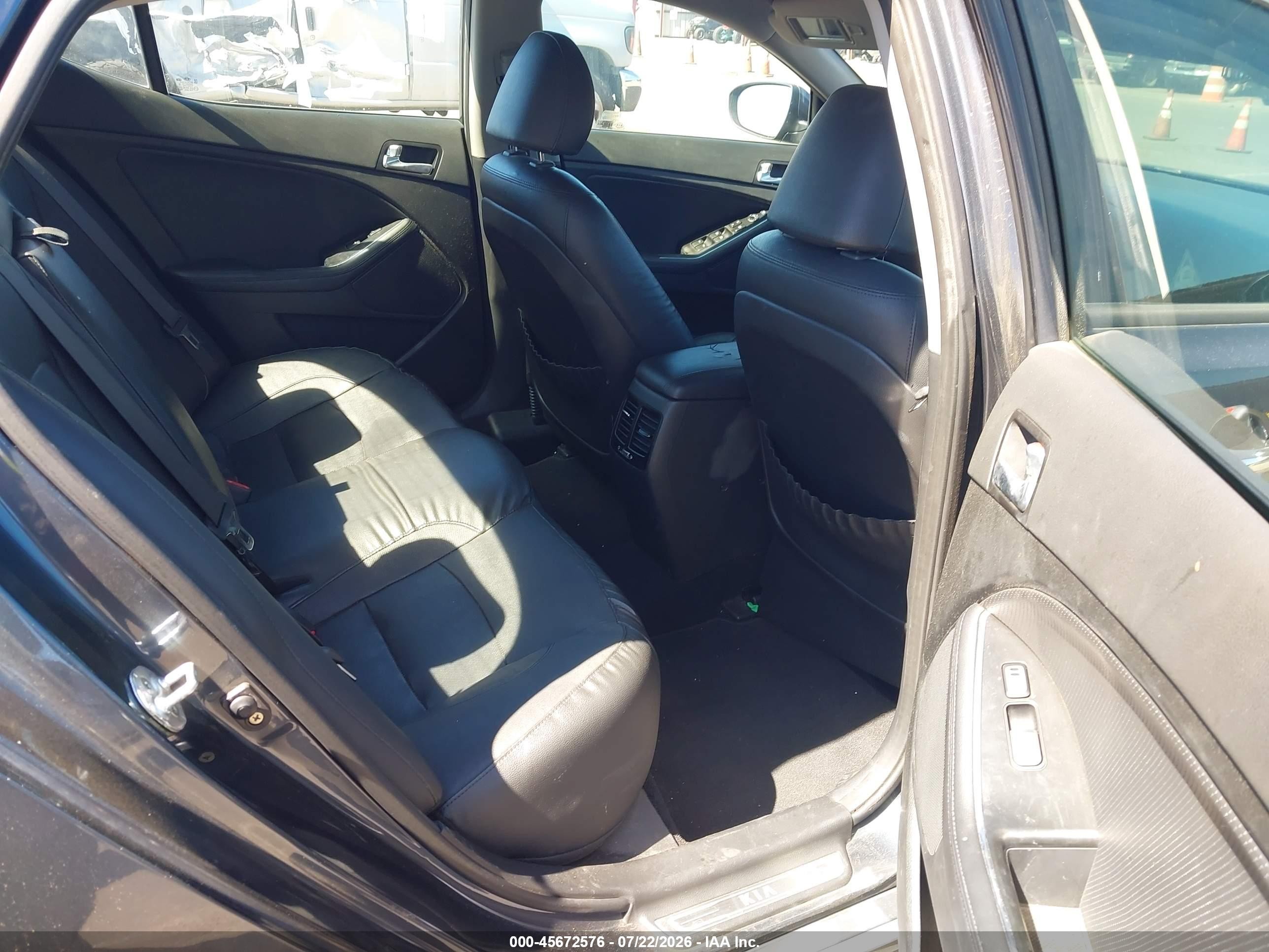 2015 Kia Optima Hybrid Ex Gray vin: KNAGN4AD7F5080270