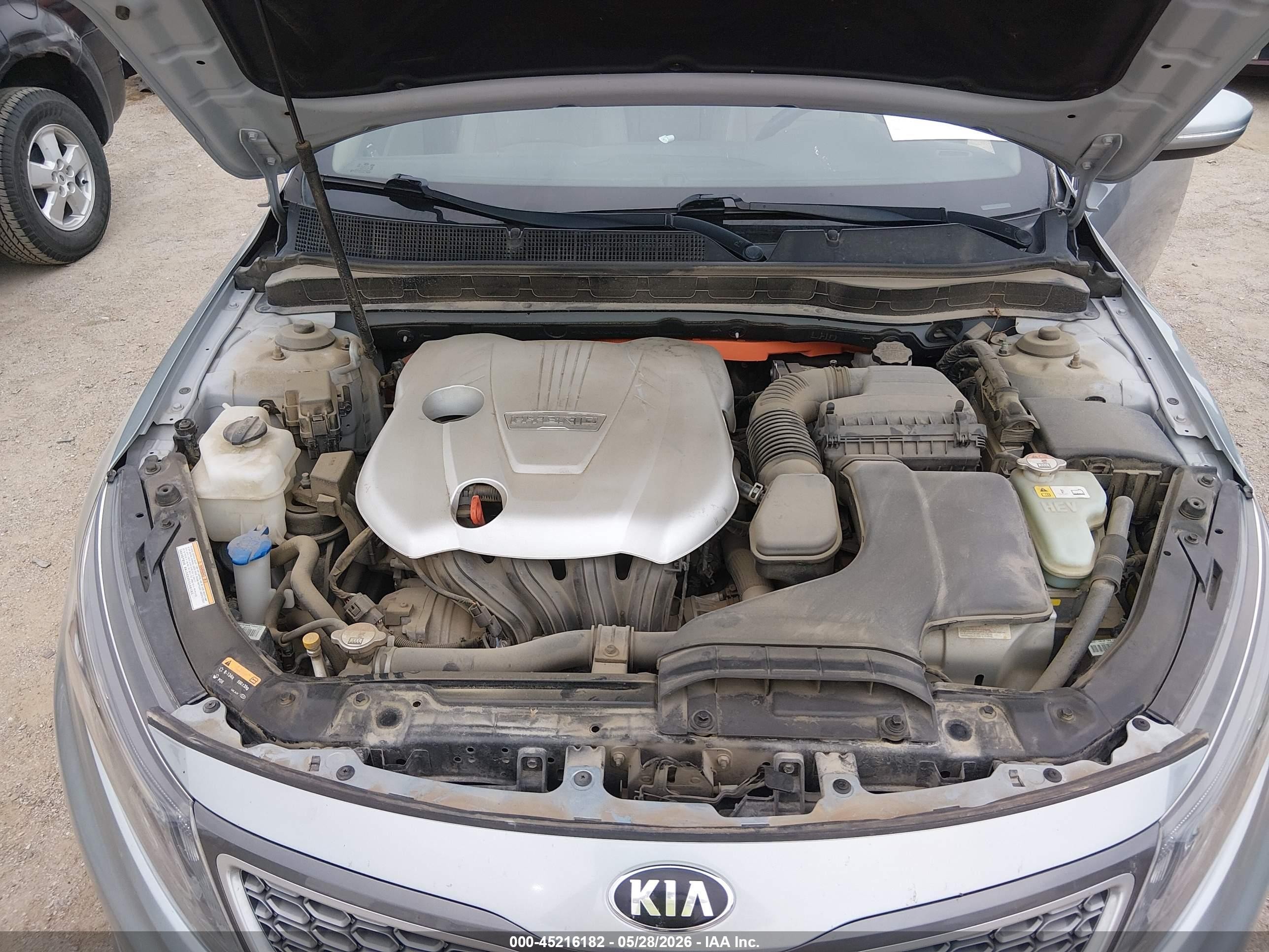 2015 Kia Optima Hybrid Ex Light Blue vin: KNAGN4AD7F5088773
