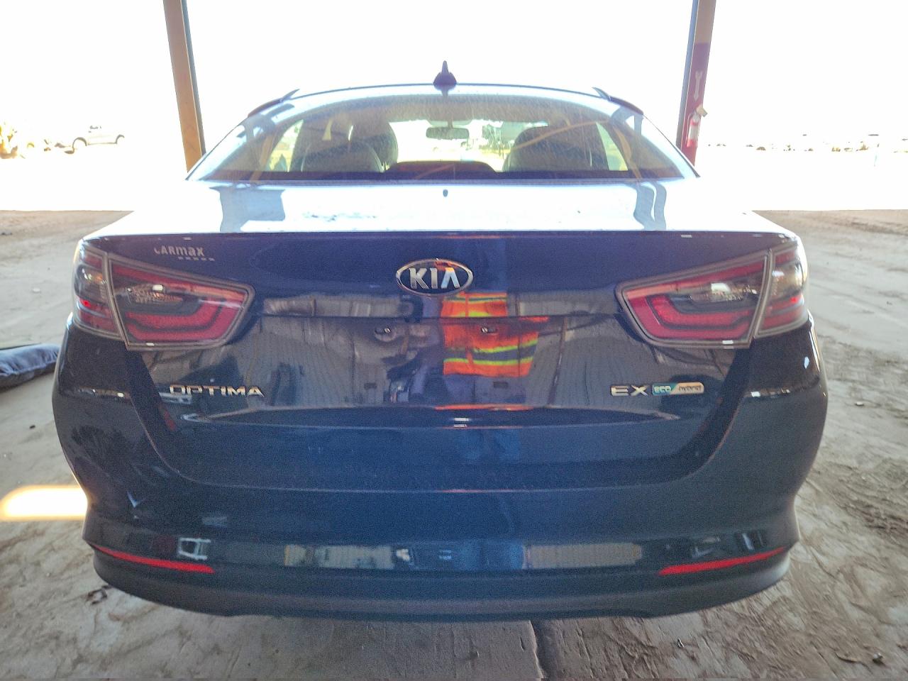 2015 Kia Optima Hybrid Black vin: KNAGN4AD7F5090975