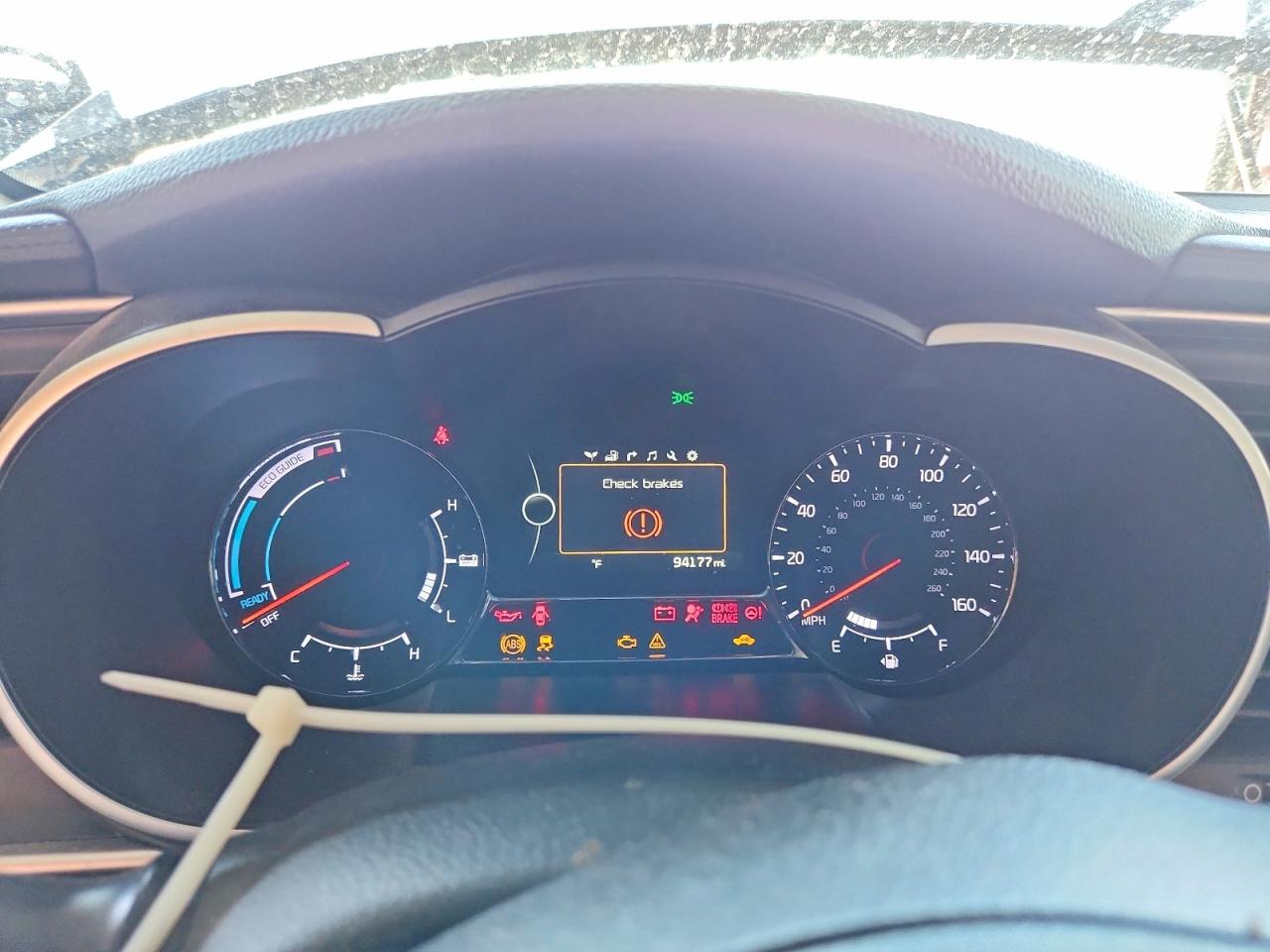 2015 Kia Optima Hybrid Black vin: KNAGN4AD7F5090975