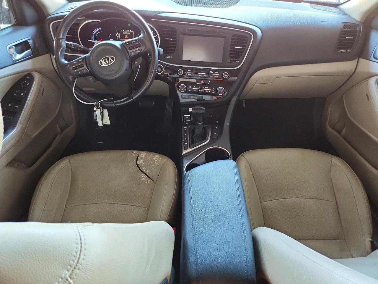 2015 Kia Optima Hybrid Black vin: KNAGN4AD7F5090975