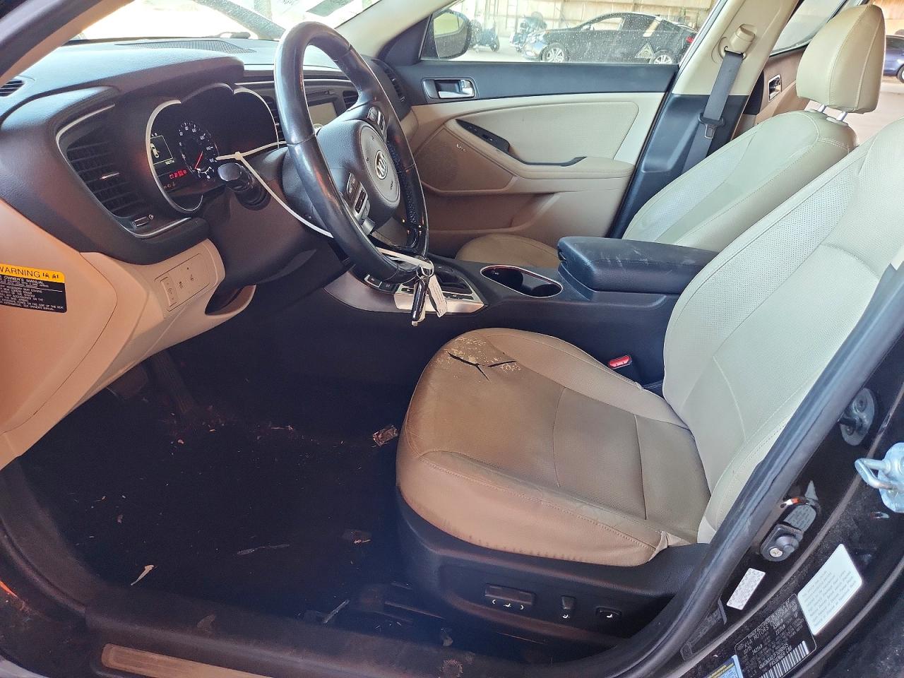 2015 Kia Optima Hybrid Black vin: KNAGN4AD7F5090975
