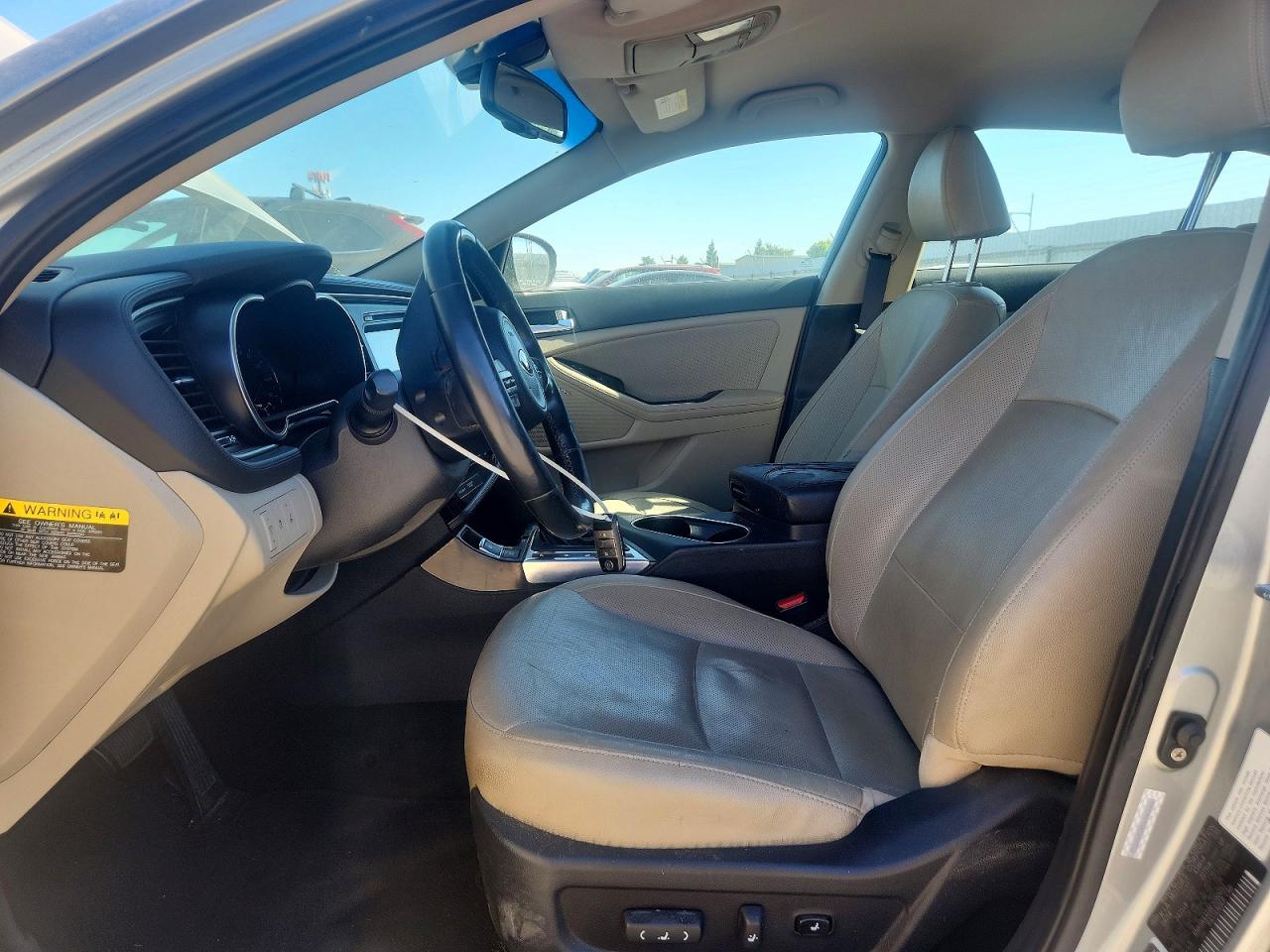 2015 Kia Optima Hybrid Silver vin: KNAGN4AD8F5080052