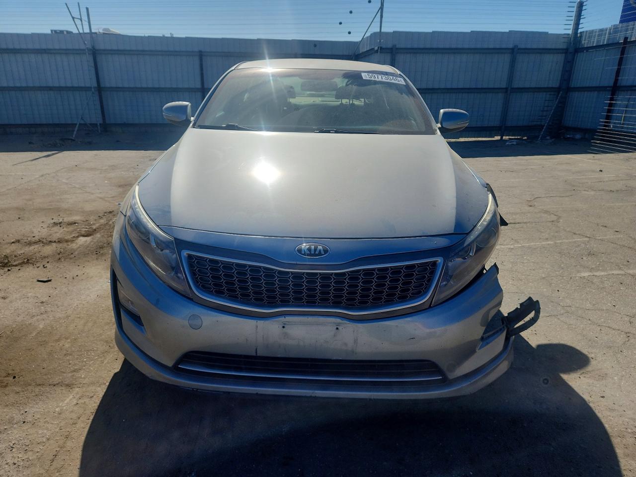 2015 Kia Optima Hybrid Silver vin: KNAGN4AD8F5080052