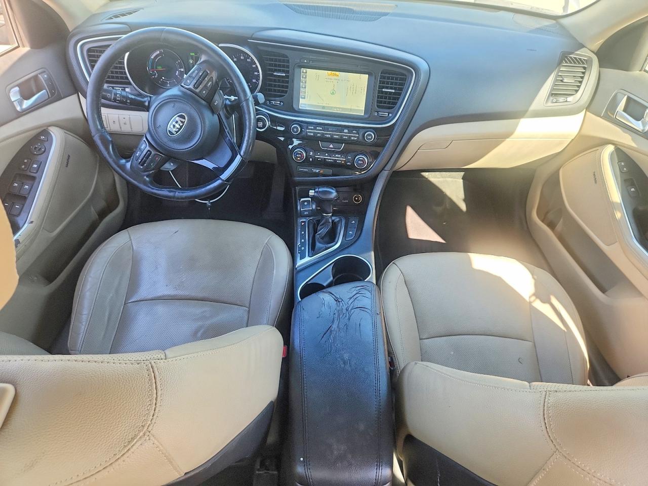 2015 Kia Optima Hybrid Silver vin: KNAGN4AD8F5080052
