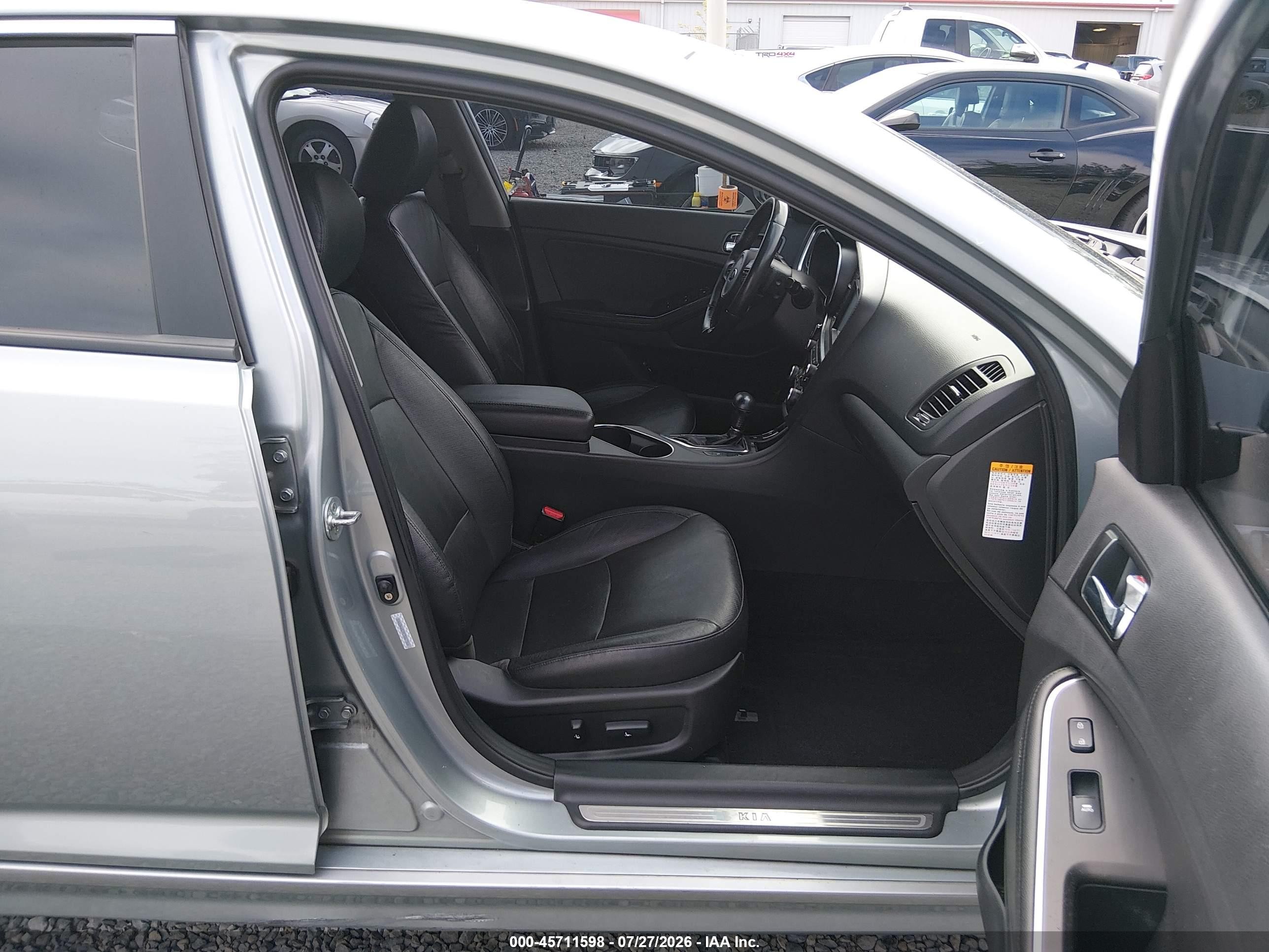 2014 Kia Optima Hybrid Ex Silver vin: KNAGN4AD9E5067566
