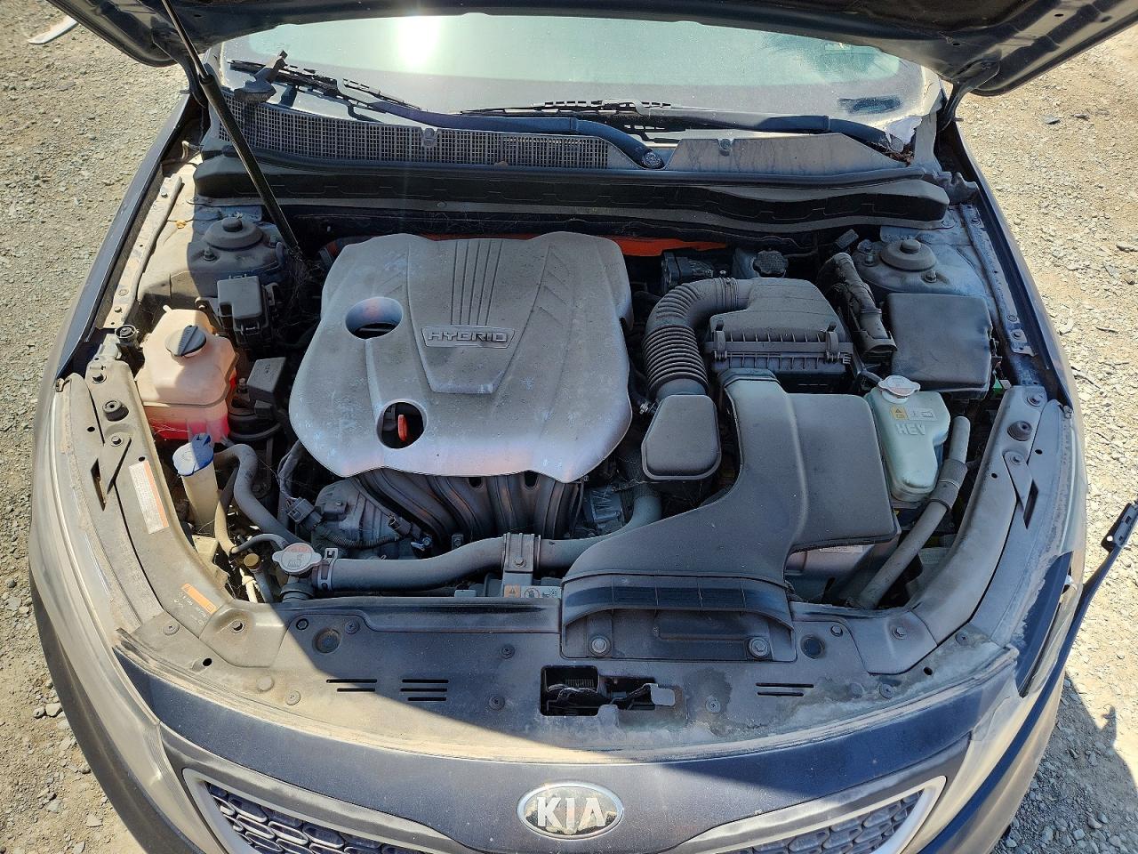 2015 Kia Optima Hybrid Black vin: KNAGN4AD9F5083283