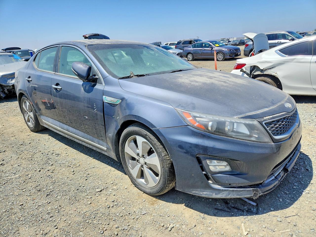 2015 Kia Optima Hybrid Black vin: KNAGN4AD9F5083283