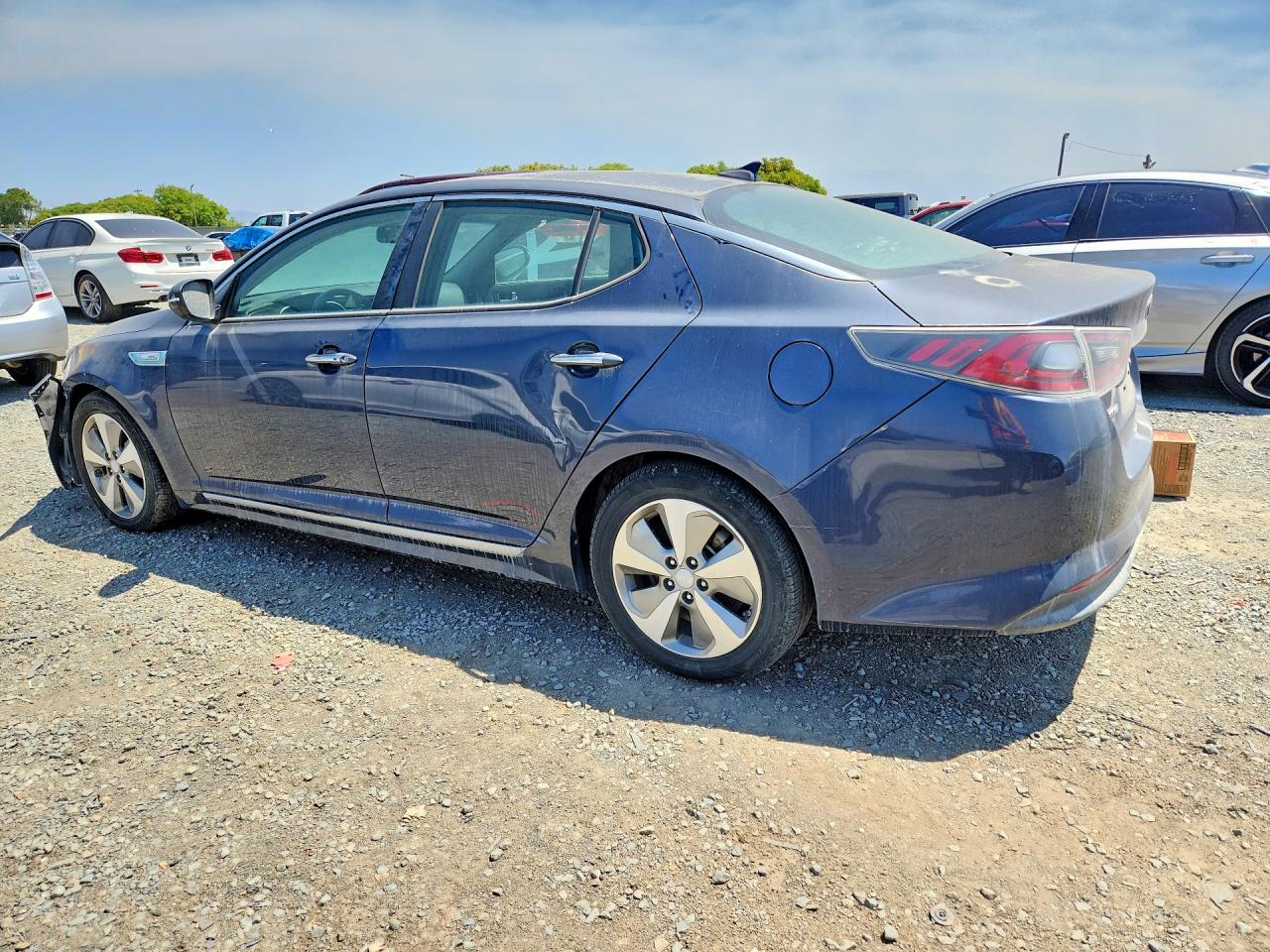2015 Kia Optima Hybrid Black vin: KNAGN4AD9F5083283