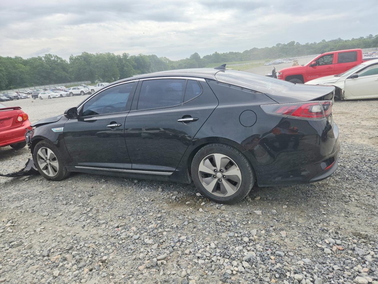 2014 Kia Optima Hybrid Black vin: KNAGN4ADXE5074591