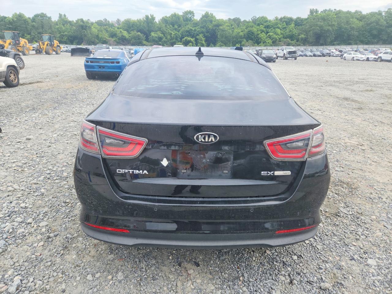 2014 Kia Optima Hybrid Black vin: KNAGN4ADXE5074591