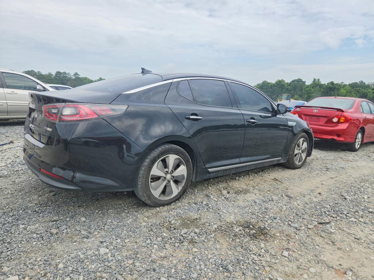 2014 Kia Optima Hybrid Black vin: KNAGN4ADXE5074591
