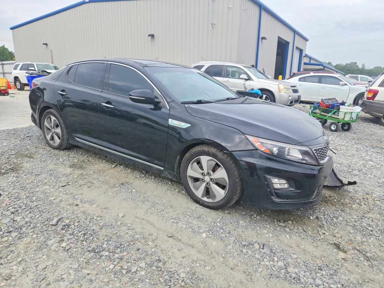 2014 Kia Optima Hybrid Black vin: KNAGN4ADXE5074591