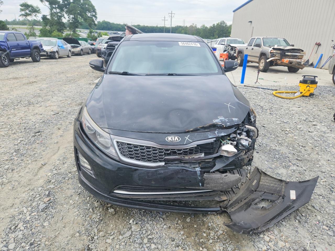 2014 Kia Optima Hybrid Black vin: KNAGN4ADXE5074591