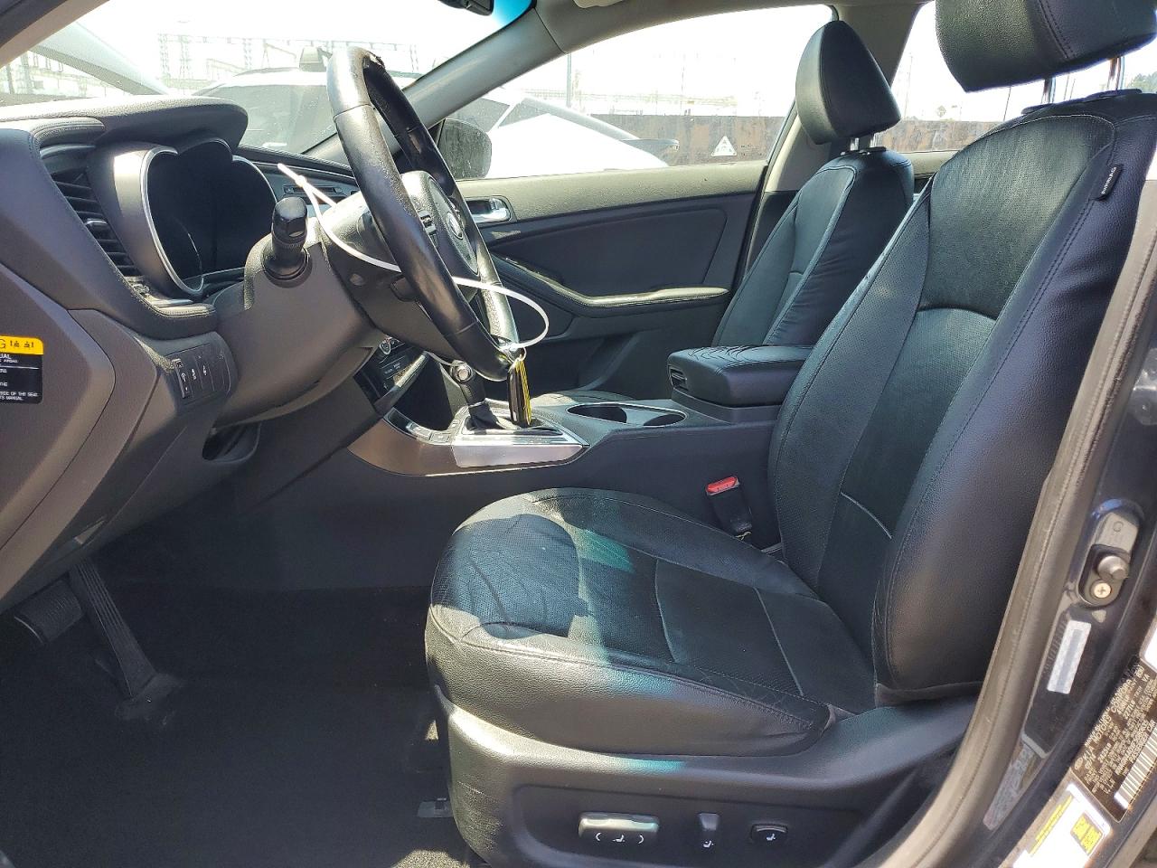 2015 Kia Optima Hybrid Blue vin: KNAGN4ADXF5080635