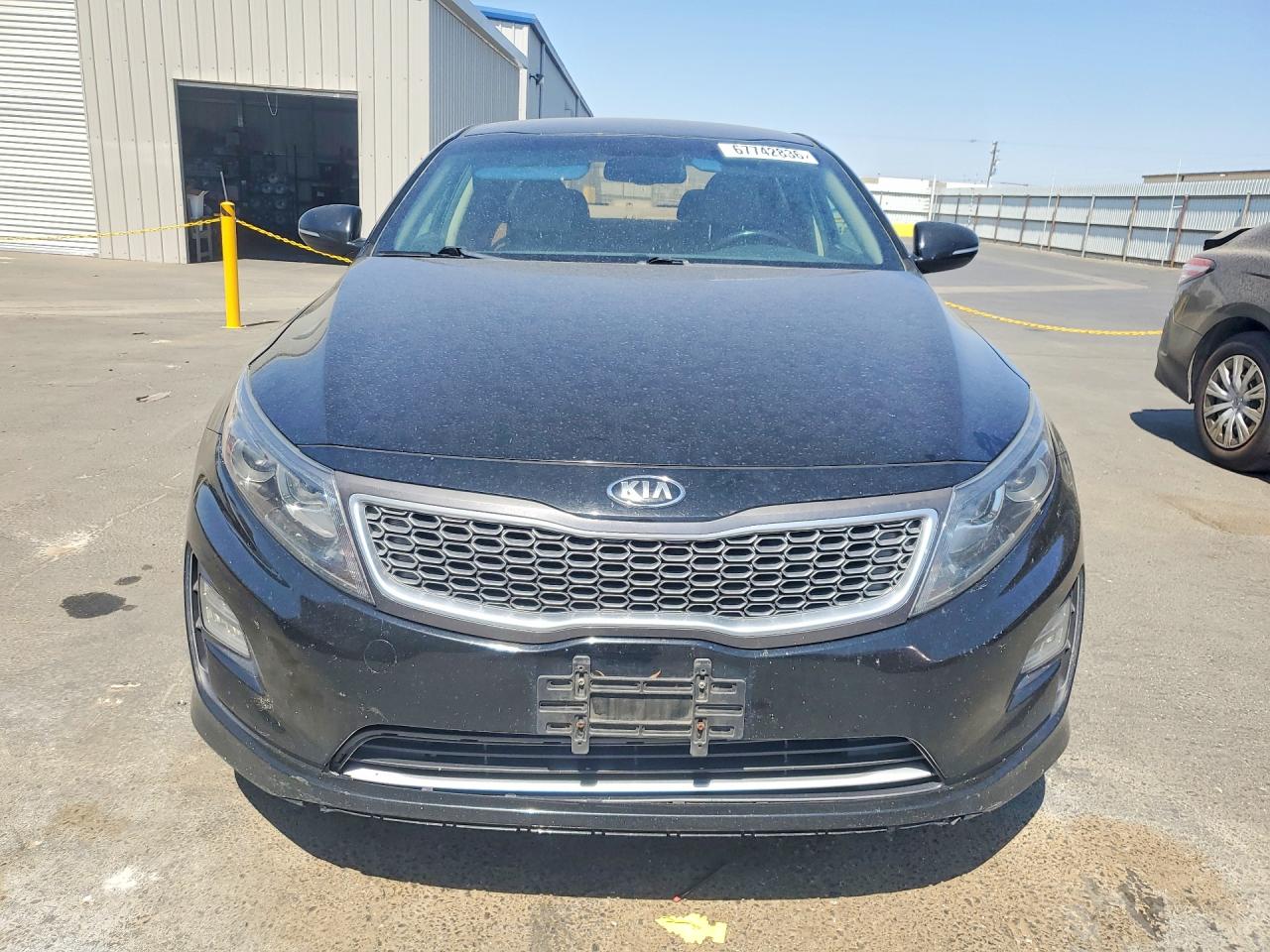 2015 Kia Optima Hybrid Black vin: KNAGN4ADXF5080666