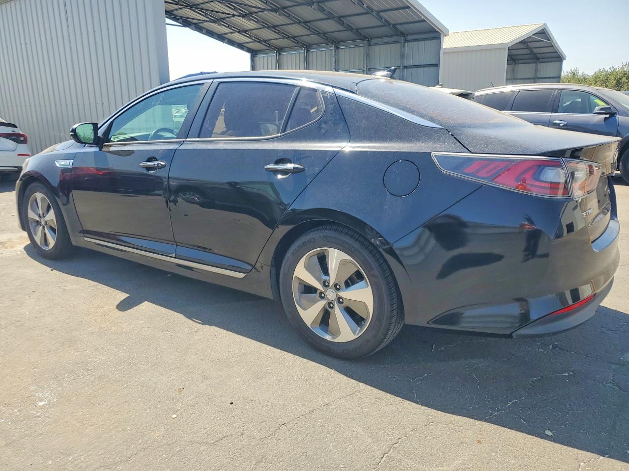 2015 Kia Optima Hybrid Black vin: KNAGN4ADXF5080666