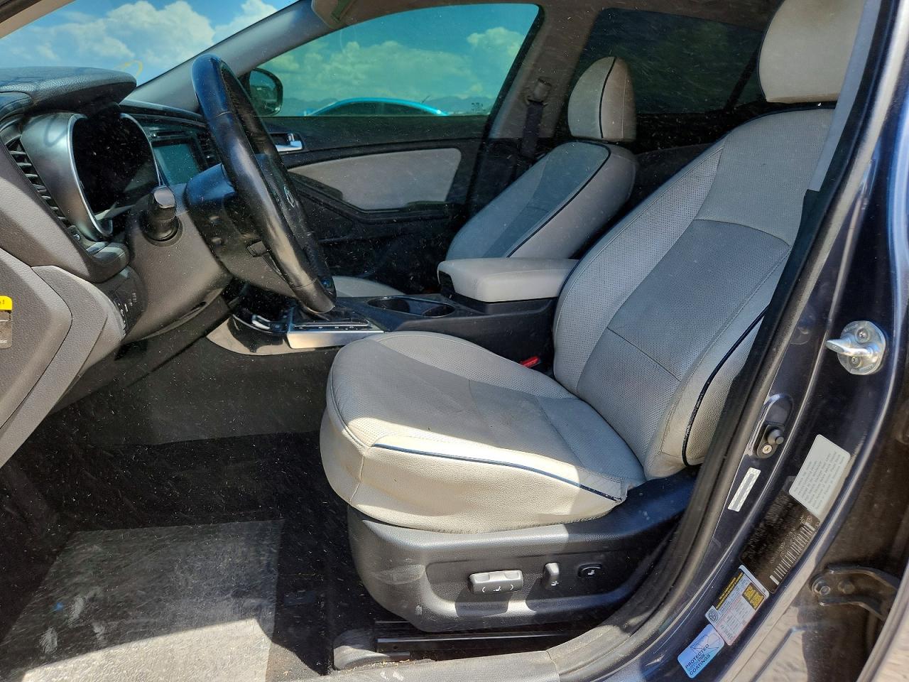 2015 Kia Optima Hybrid Blue vin: KNAGN4ADXF5085088