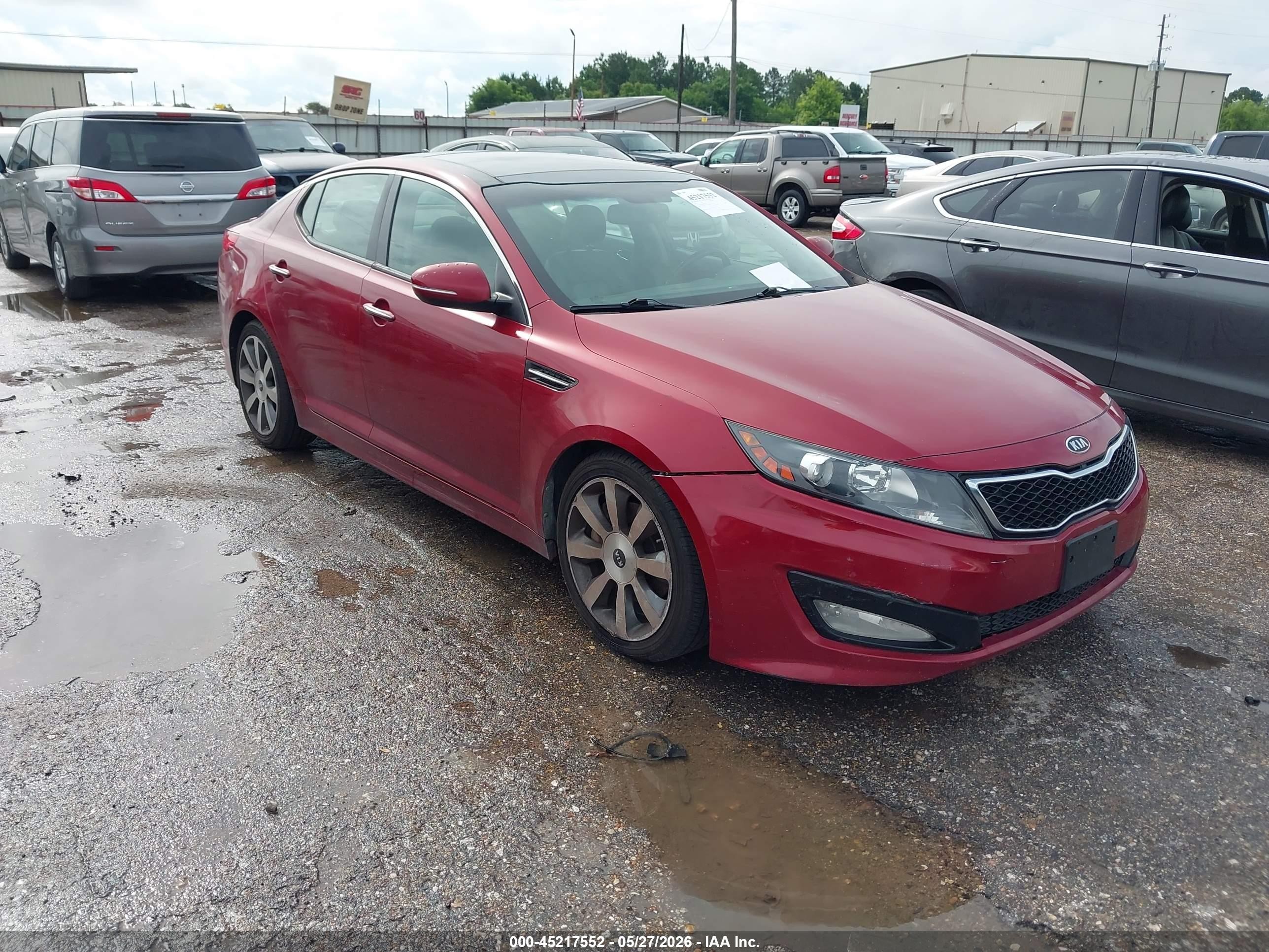2011 Kia Optima Sx Red vin: KNAGR4A60B5132029