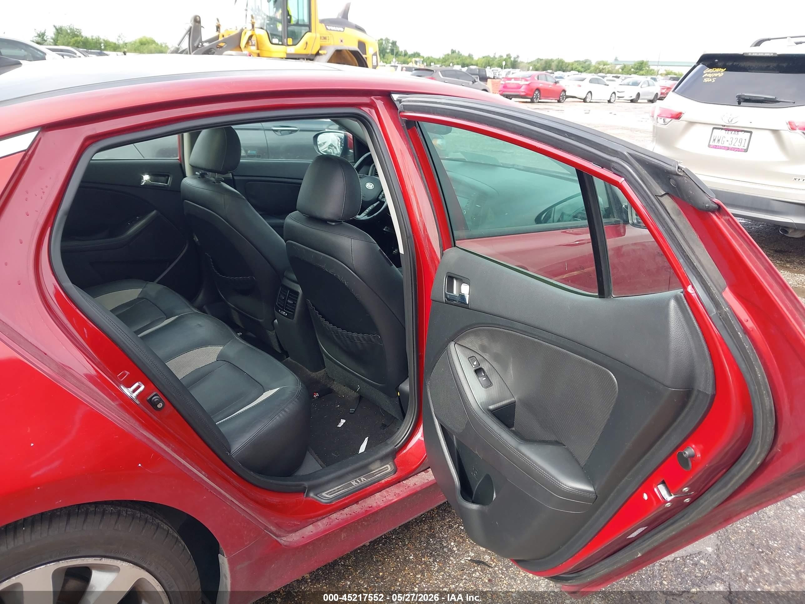 2011 Kia Optima Sx Red vin: KNAGR4A60B5132029
