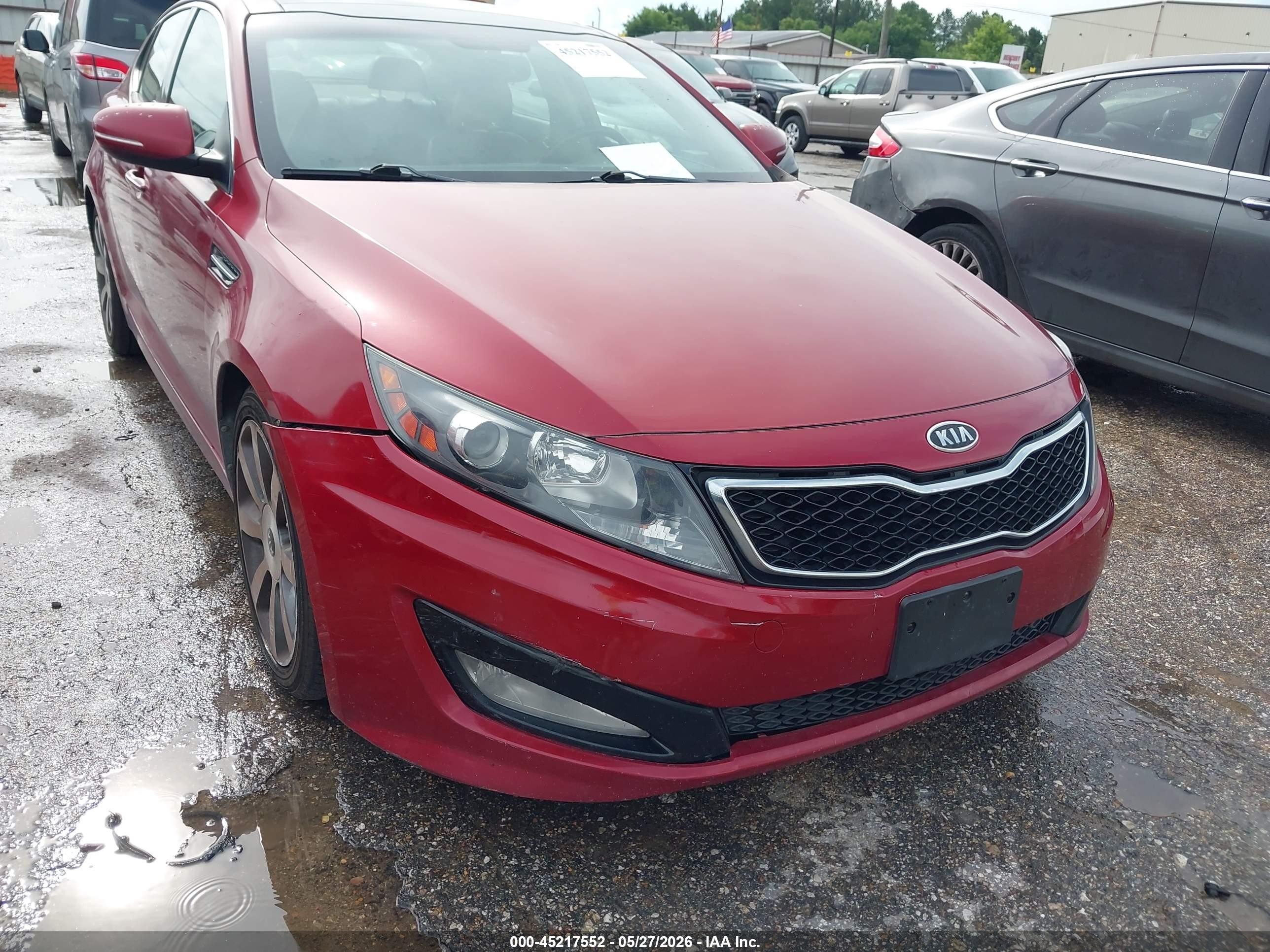 2011 Kia Optima Sx Red vin: KNAGR4A60B5132029