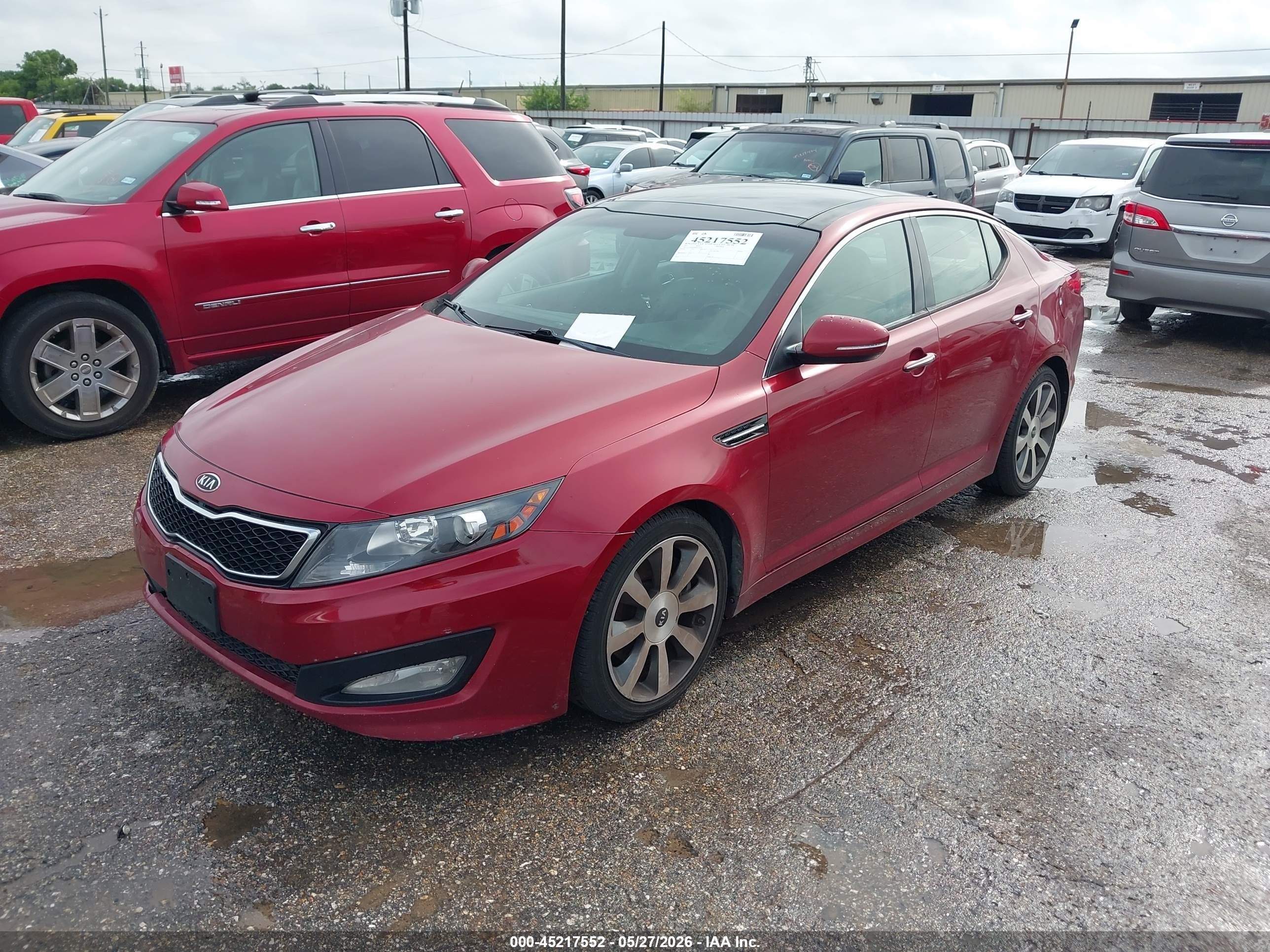 2011 Kia Optima Sx Red vin: KNAGR4A60B5132029