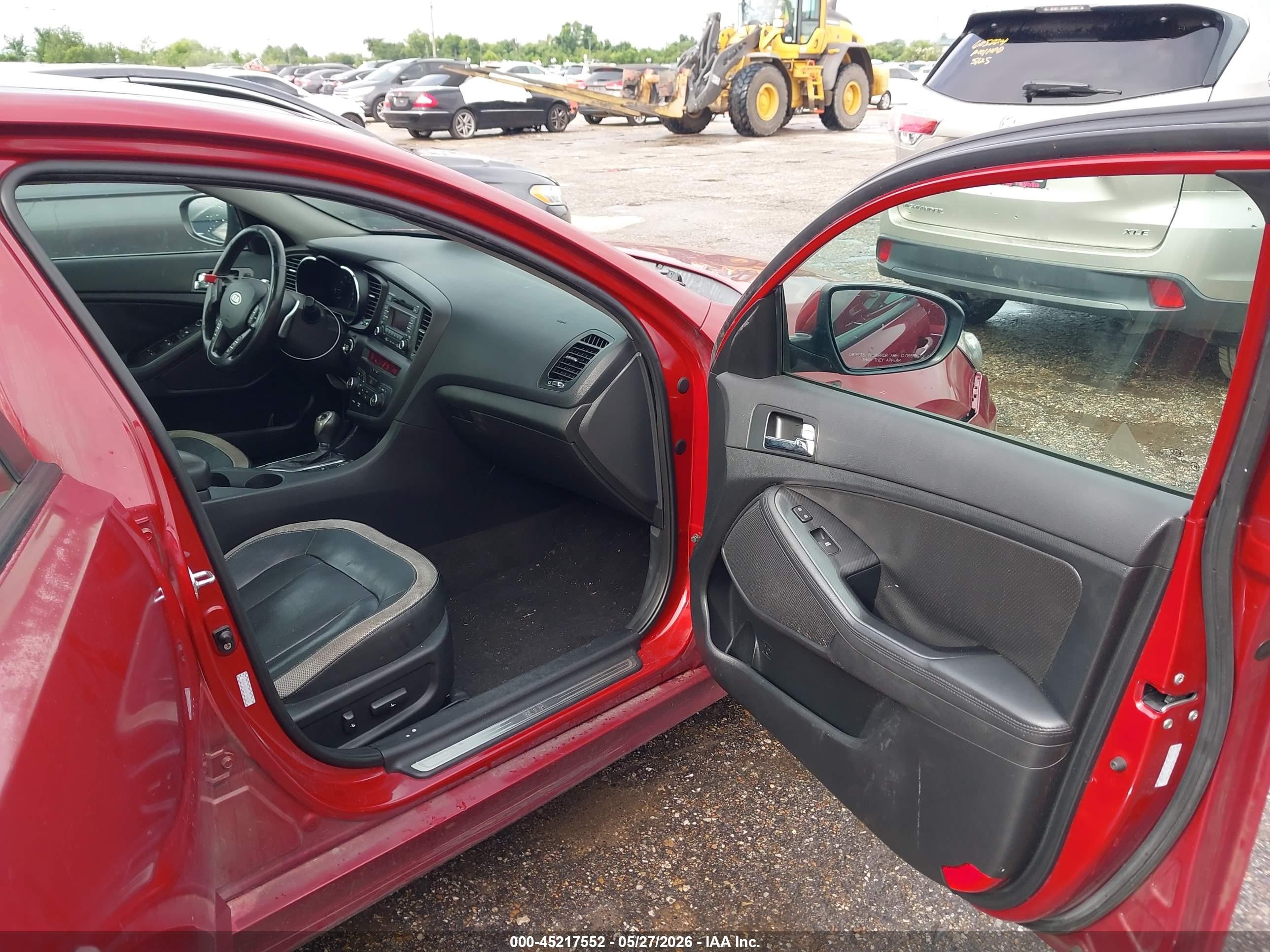 2011 Kia Optima Sx Red vin: KNAGR4A60B5132029