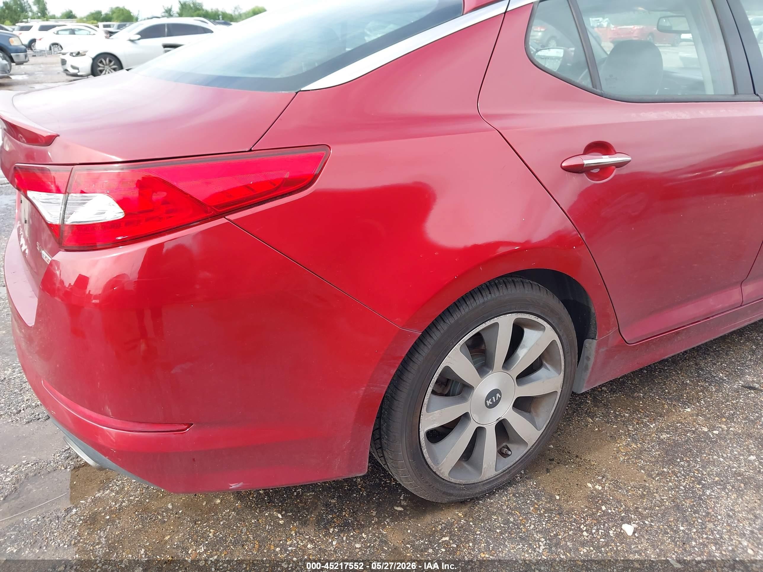 2011 Kia Optima Sx Red vin: KNAGR4A60B5132029