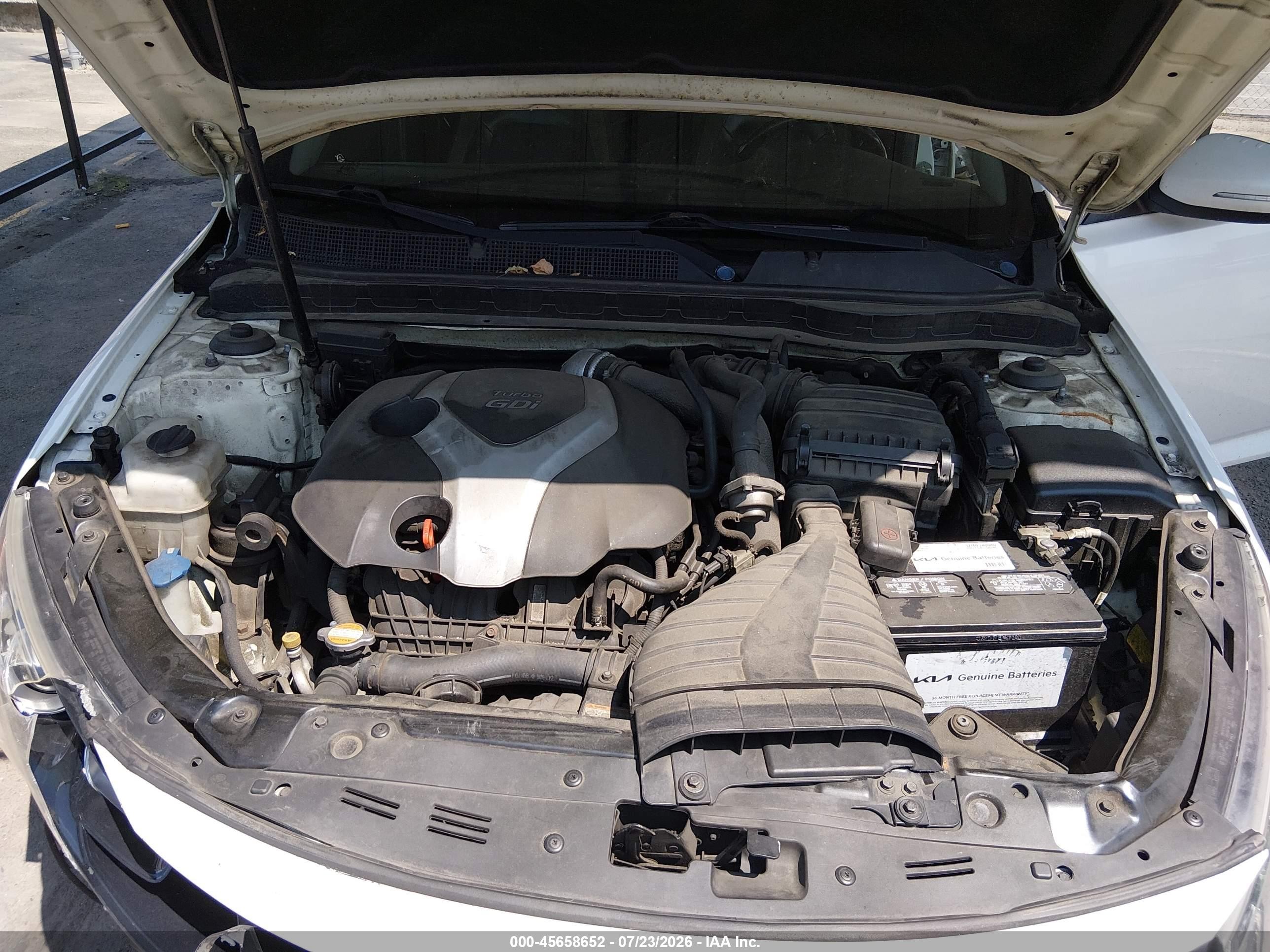 2011 Kia Optima Sx White vin: KNAGR4A60B5141751