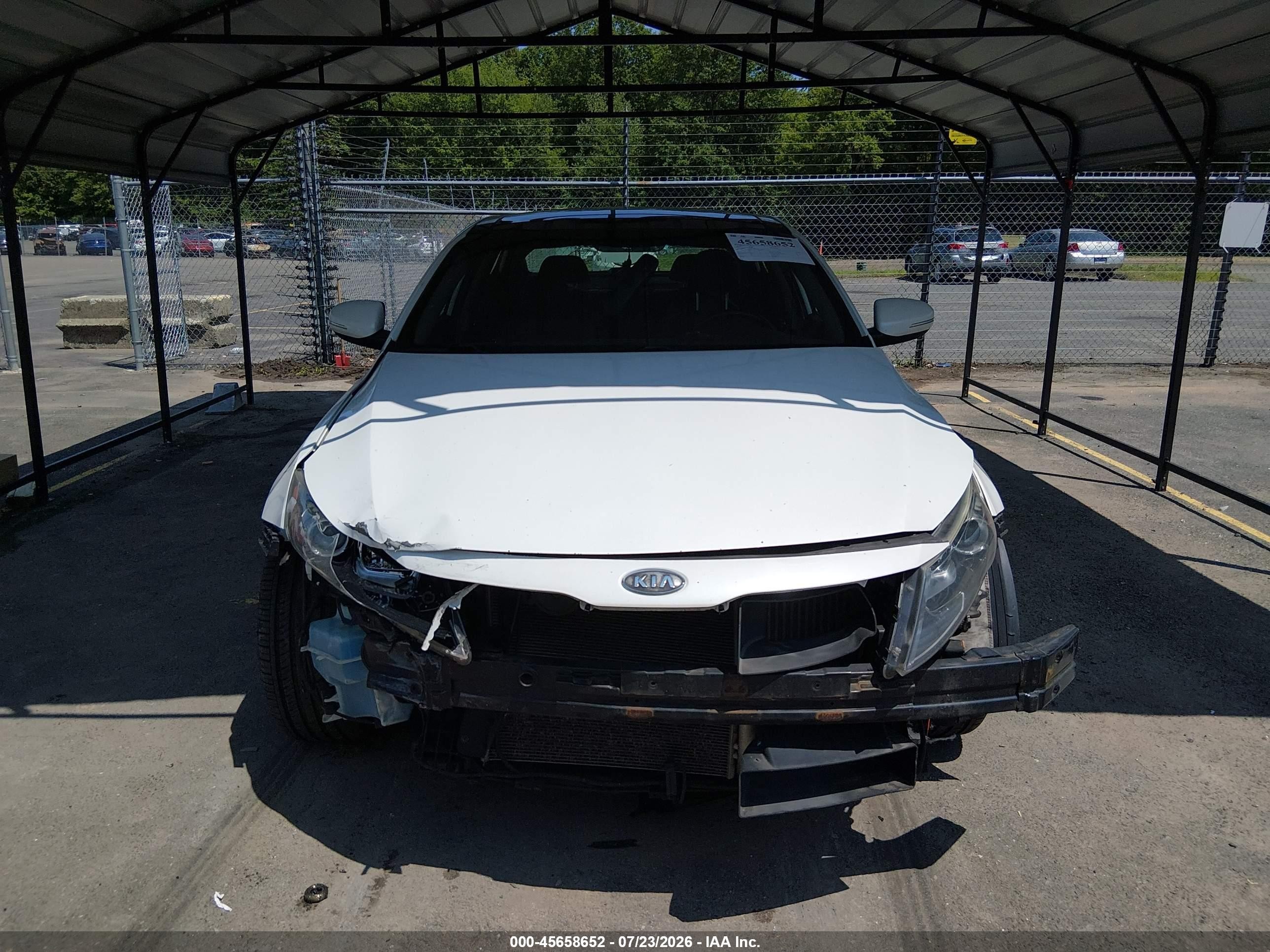 2011 Kia Optima Sx White vin: KNAGR4A60B5141751