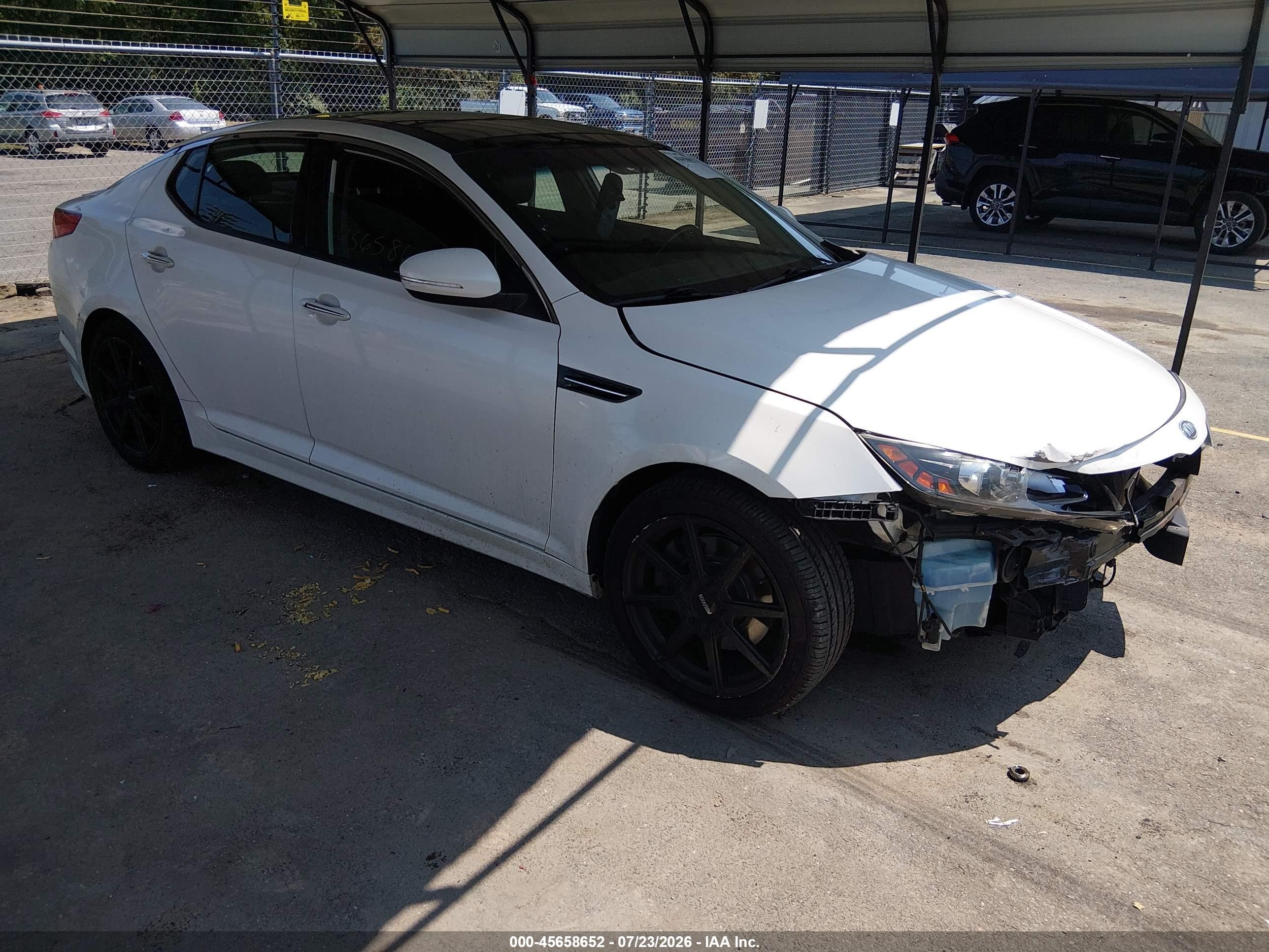 2011 Kia Optima Sx White vin: KNAGR4A60B5141751