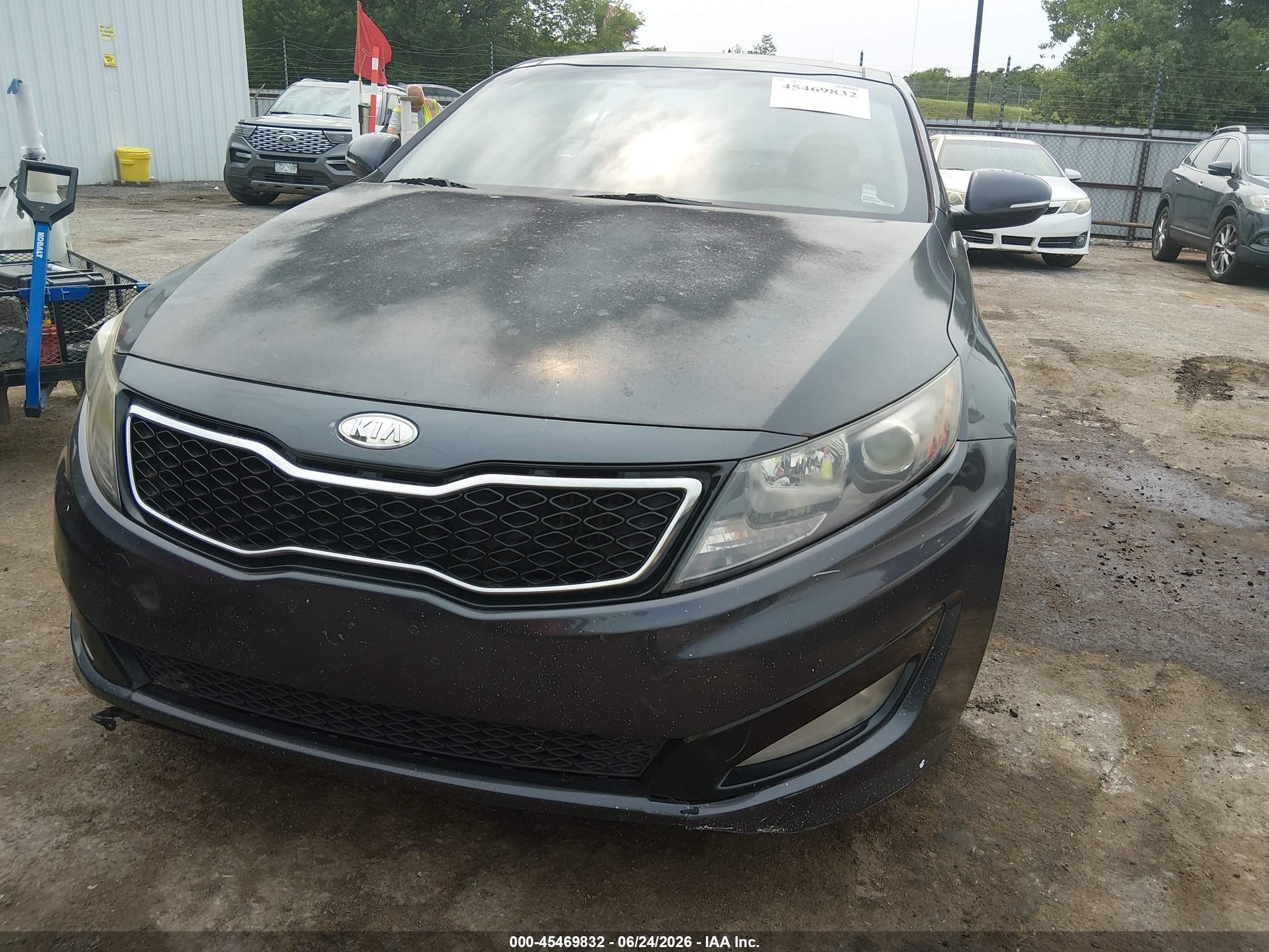 2011 Kia Optima Sx Gray vin: KNAGR4A61B5123131