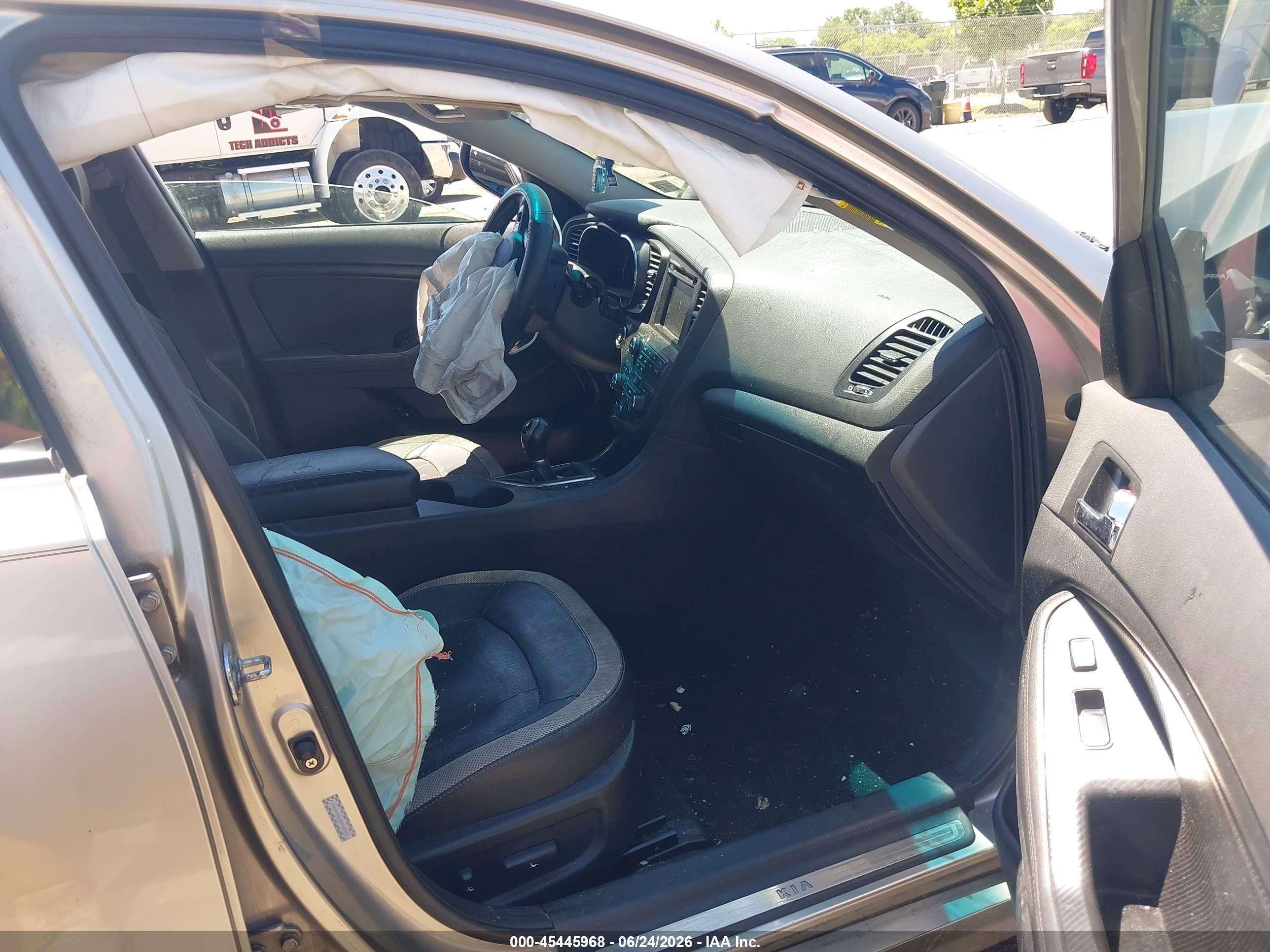 2011 Kia Optima Sx Silver vin: KNAGR4A63B5122496