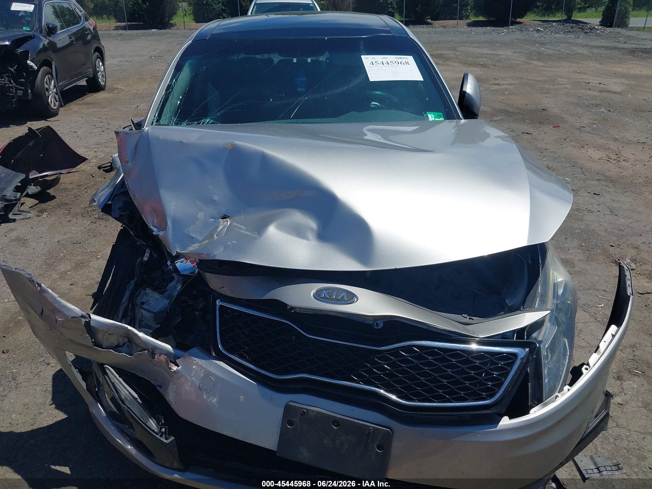 2011 Kia Optima Sx Silver vin: KNAGR4A63B5122496