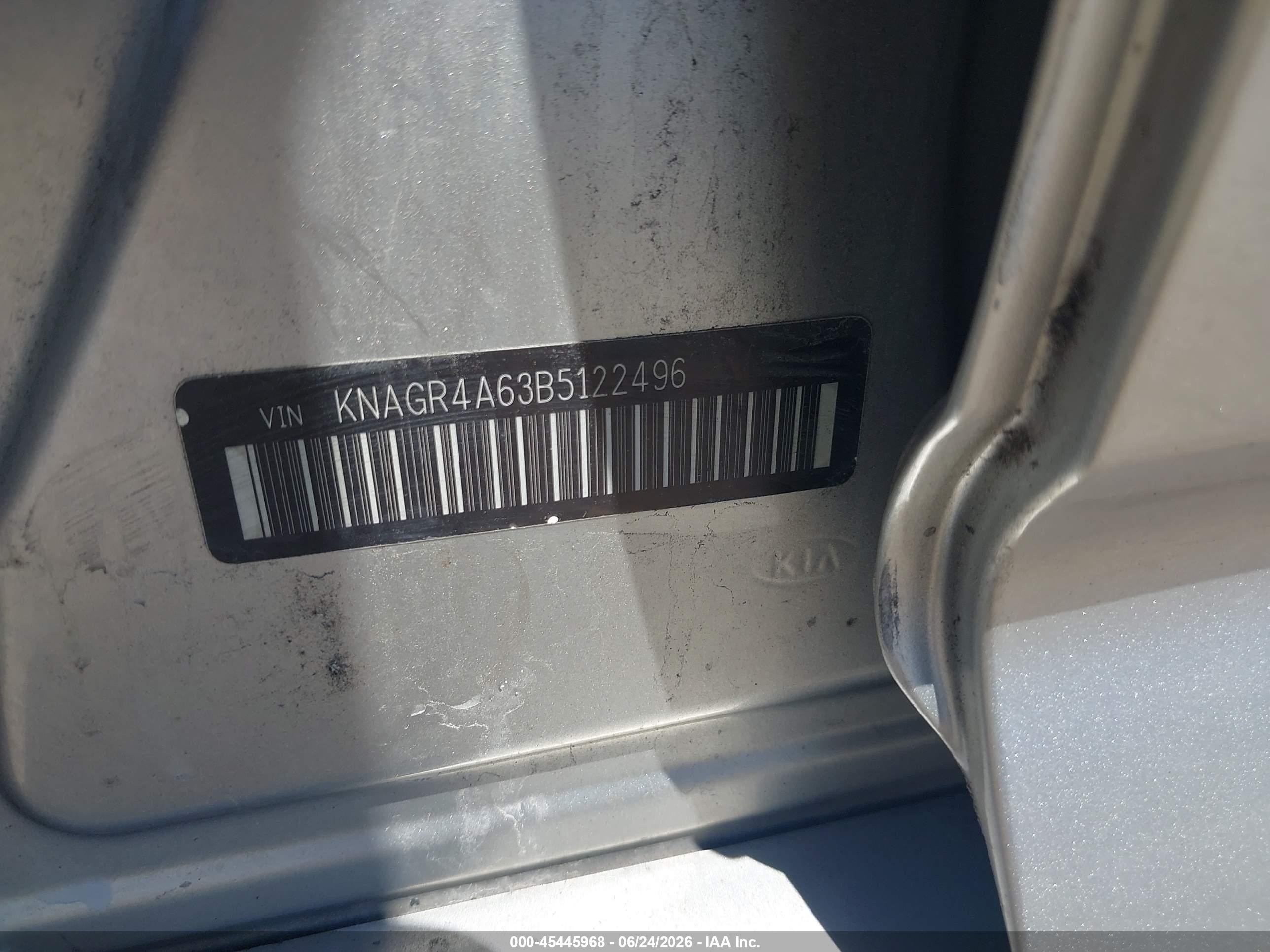 2011 Kia Optima Sx Silver vin: KNAGR4A63B5122496