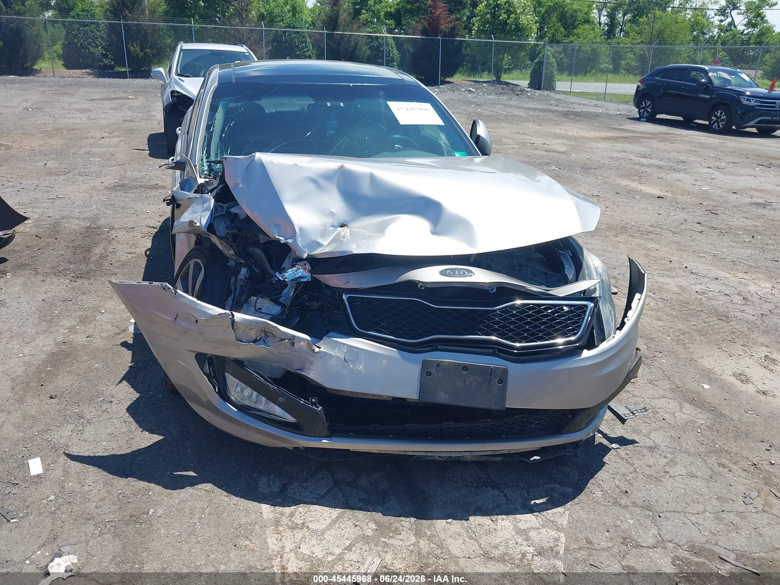 2011 Kia Optima Sx Silver vin: KNAGR4A63B5122496