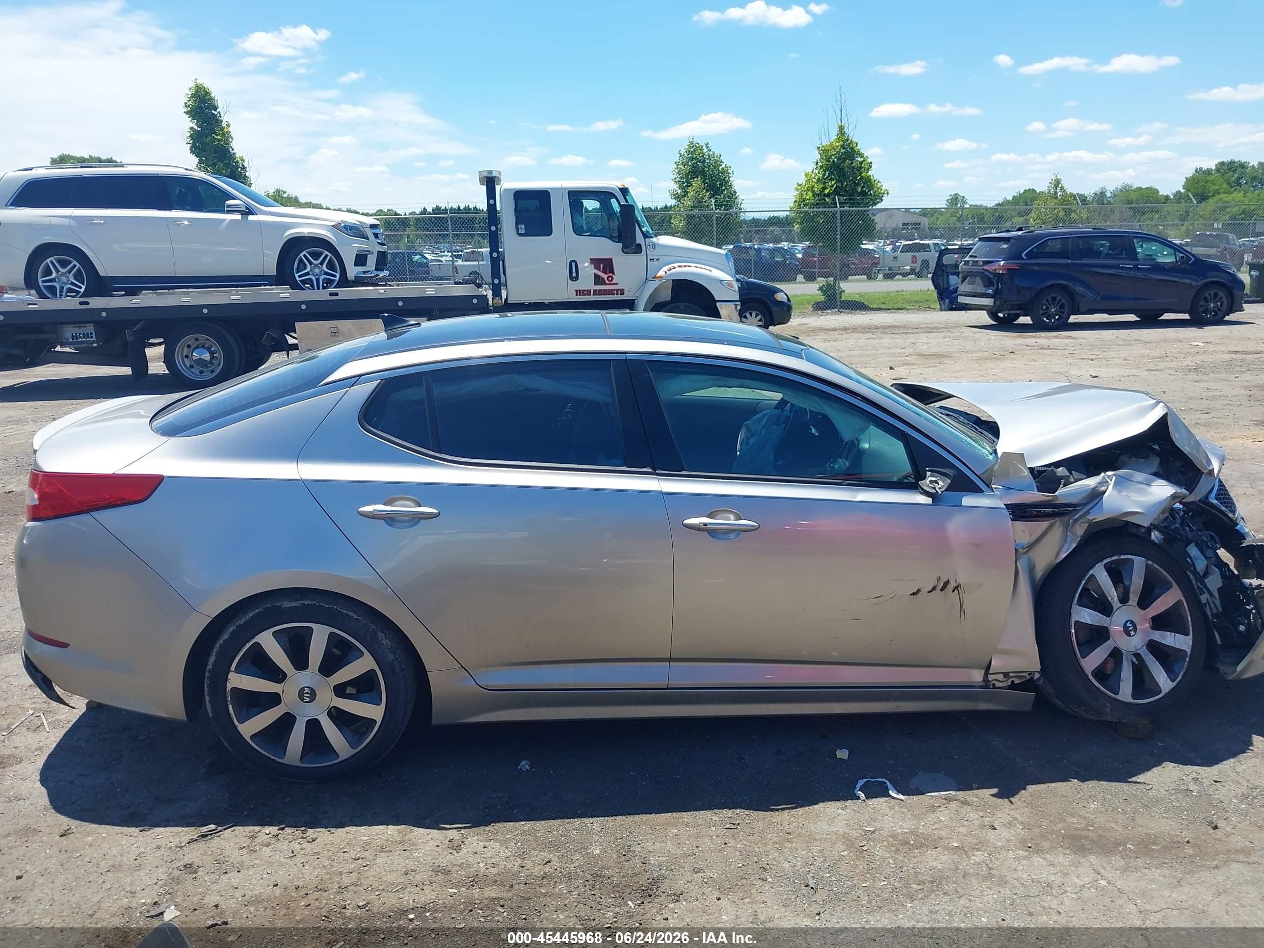 2011 Kia Optima Sx Silver vin: KNAGR4A63B5122496