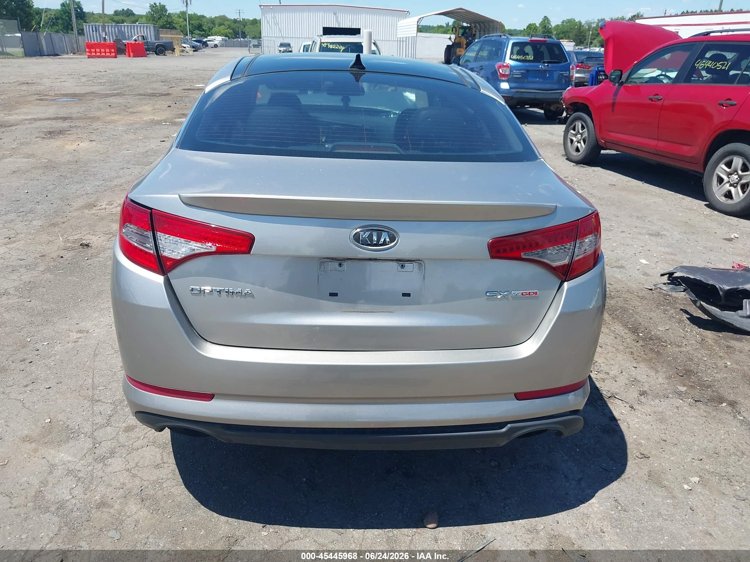 2011 Kia Optima Sx Silver vin: KNAGR4A63B5122496