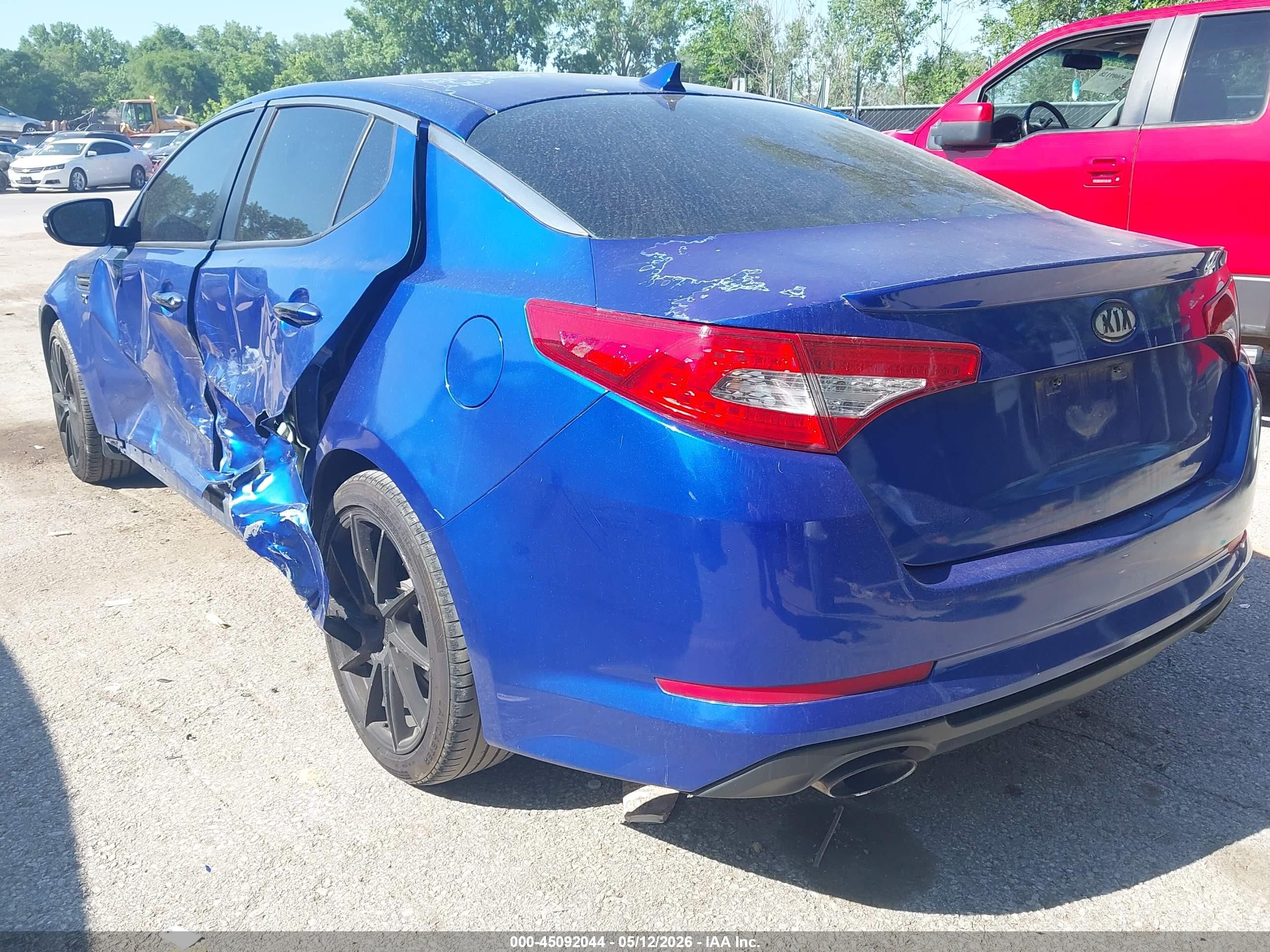 2011 Kia Optima Sx Blue vin: KNAGR4A64B5095325