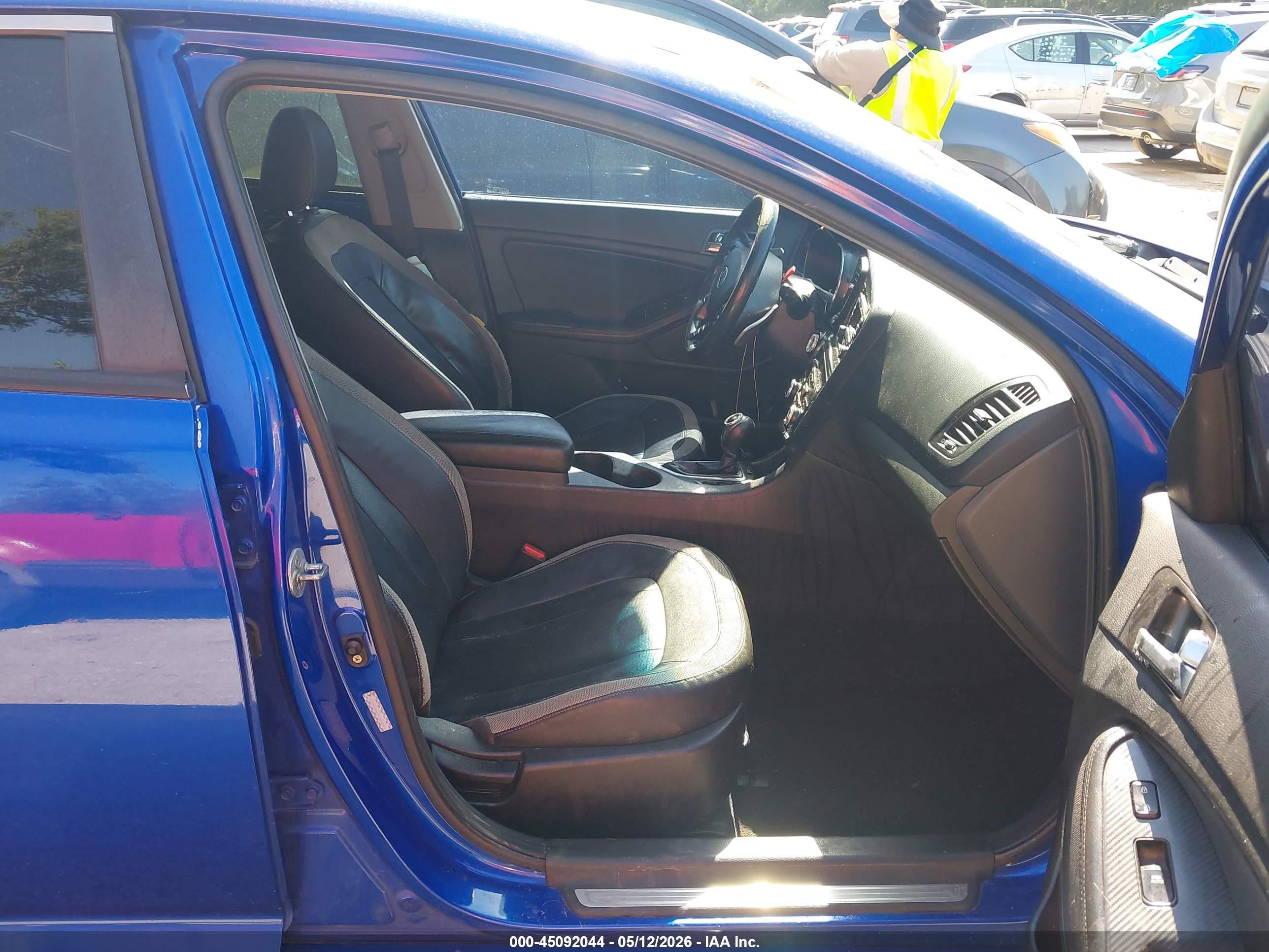 2011 Kia Optima Sx Blue vin: KNAGR4A64B5095325