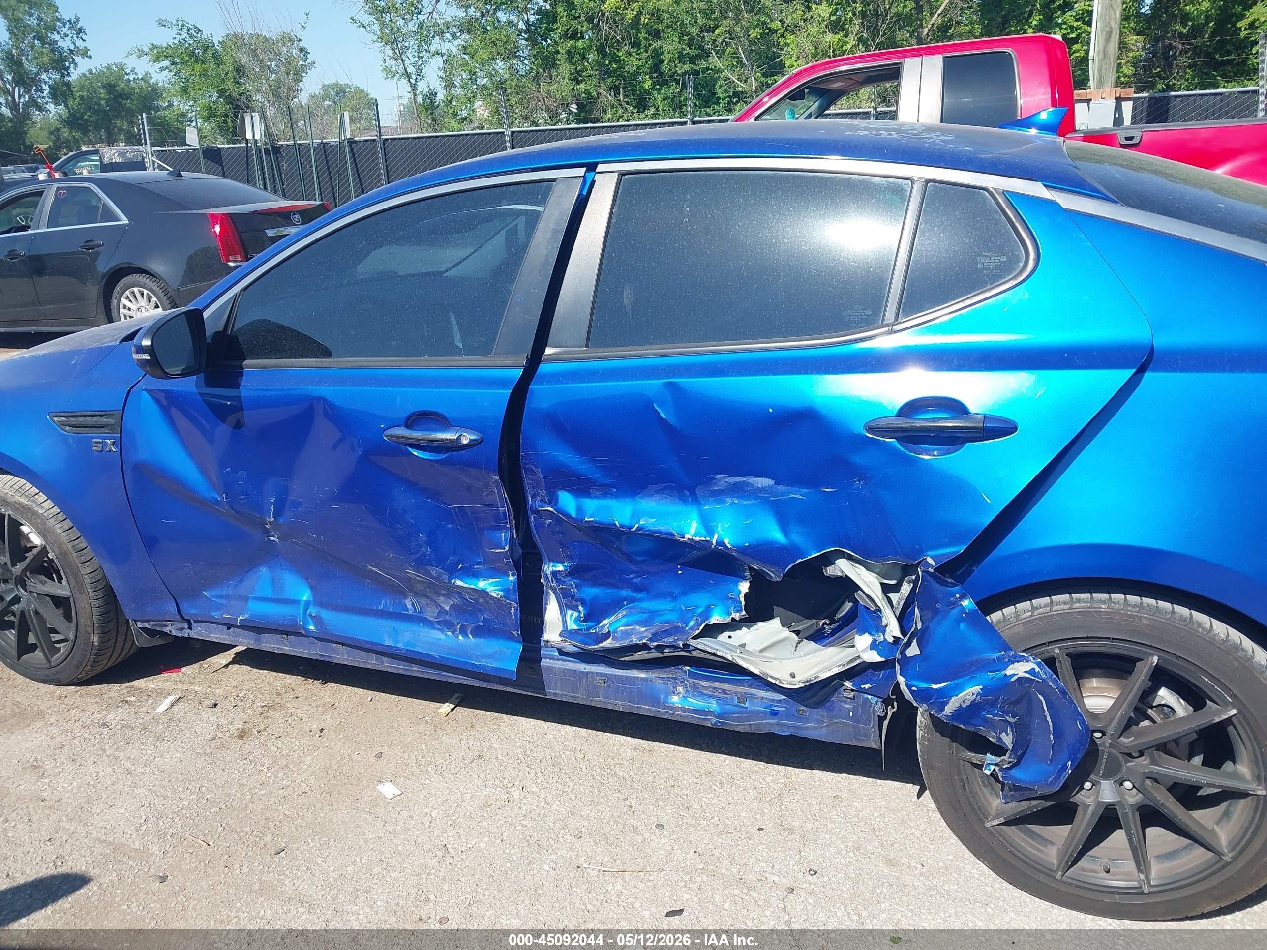 2011 Kia Optima Sx Blue vin: KNAGR4A64B5095325