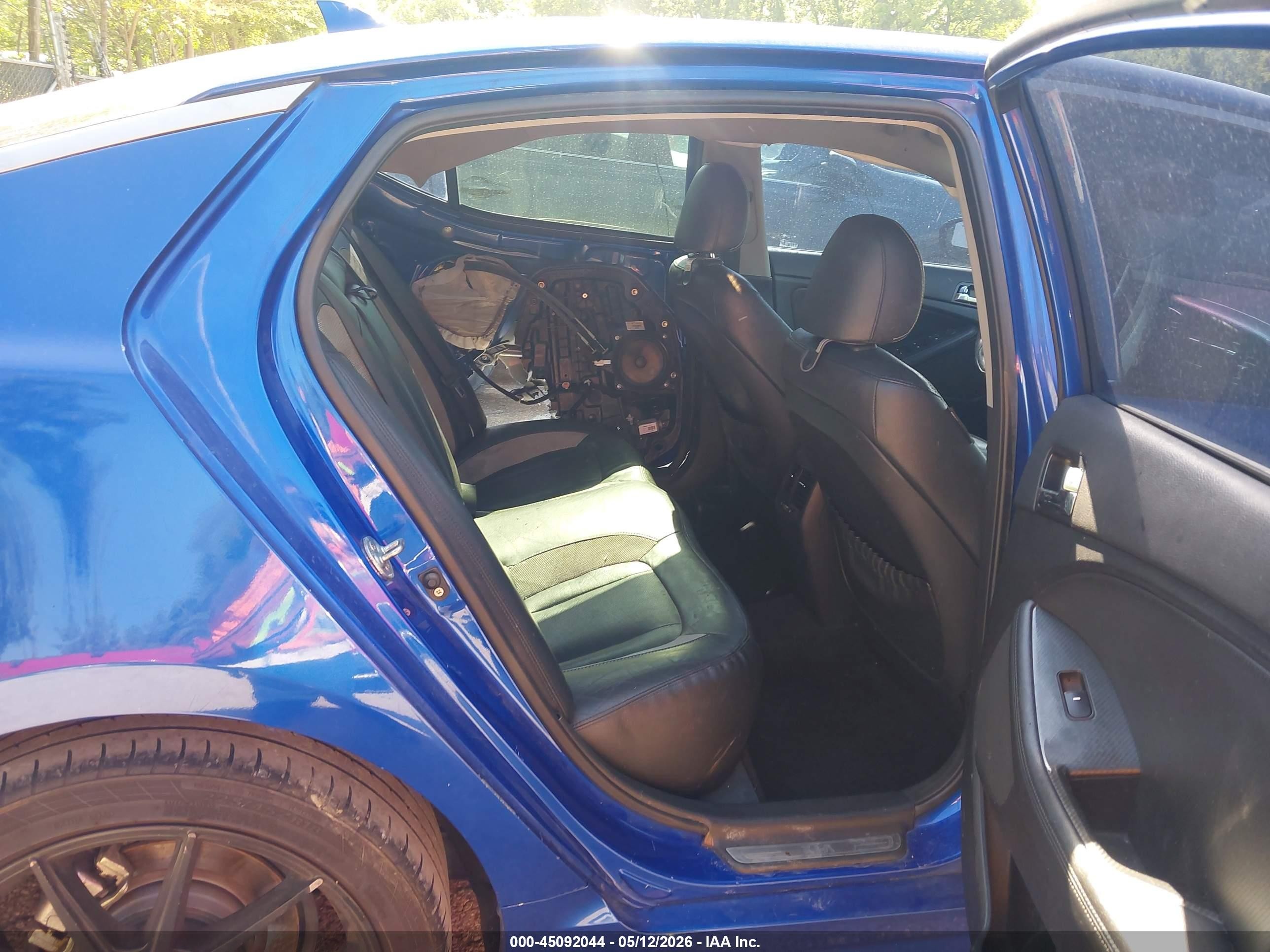 2011 Kia Optima Sx Blue vin: KNAGR4A64B5095325