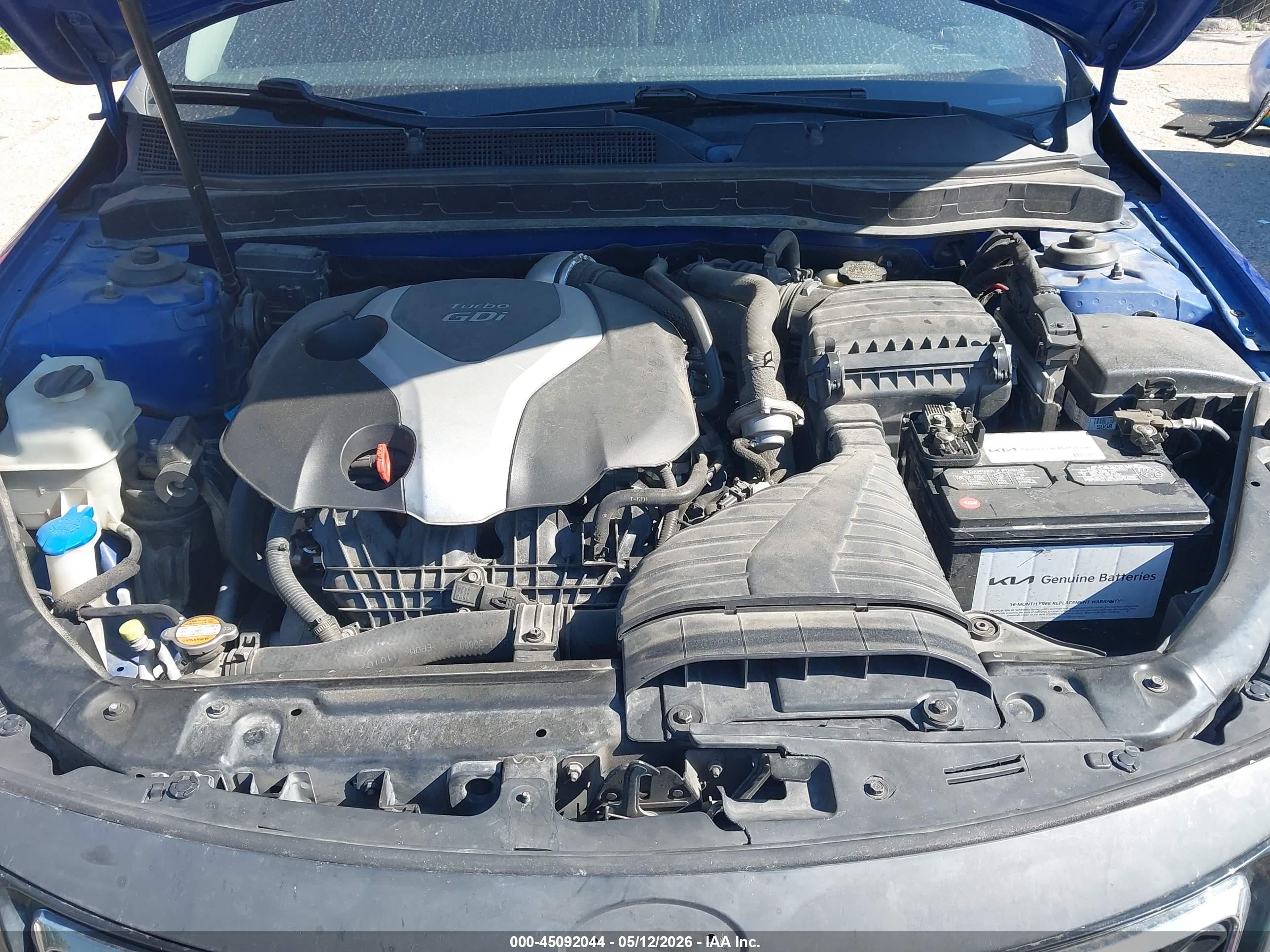 2011 Kia Optima Sx Blue vin: KNAGR4A64B5095325