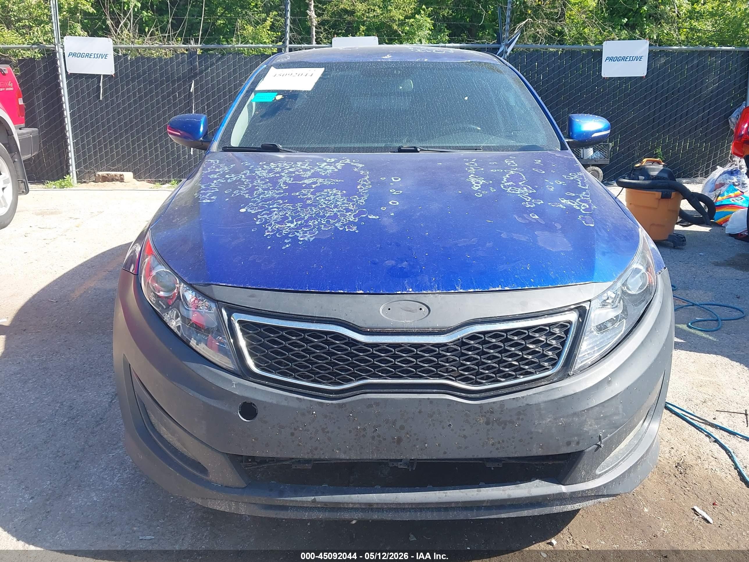 2011 Kia Optima Sx Blue vin: KNAGR4A64B5095325