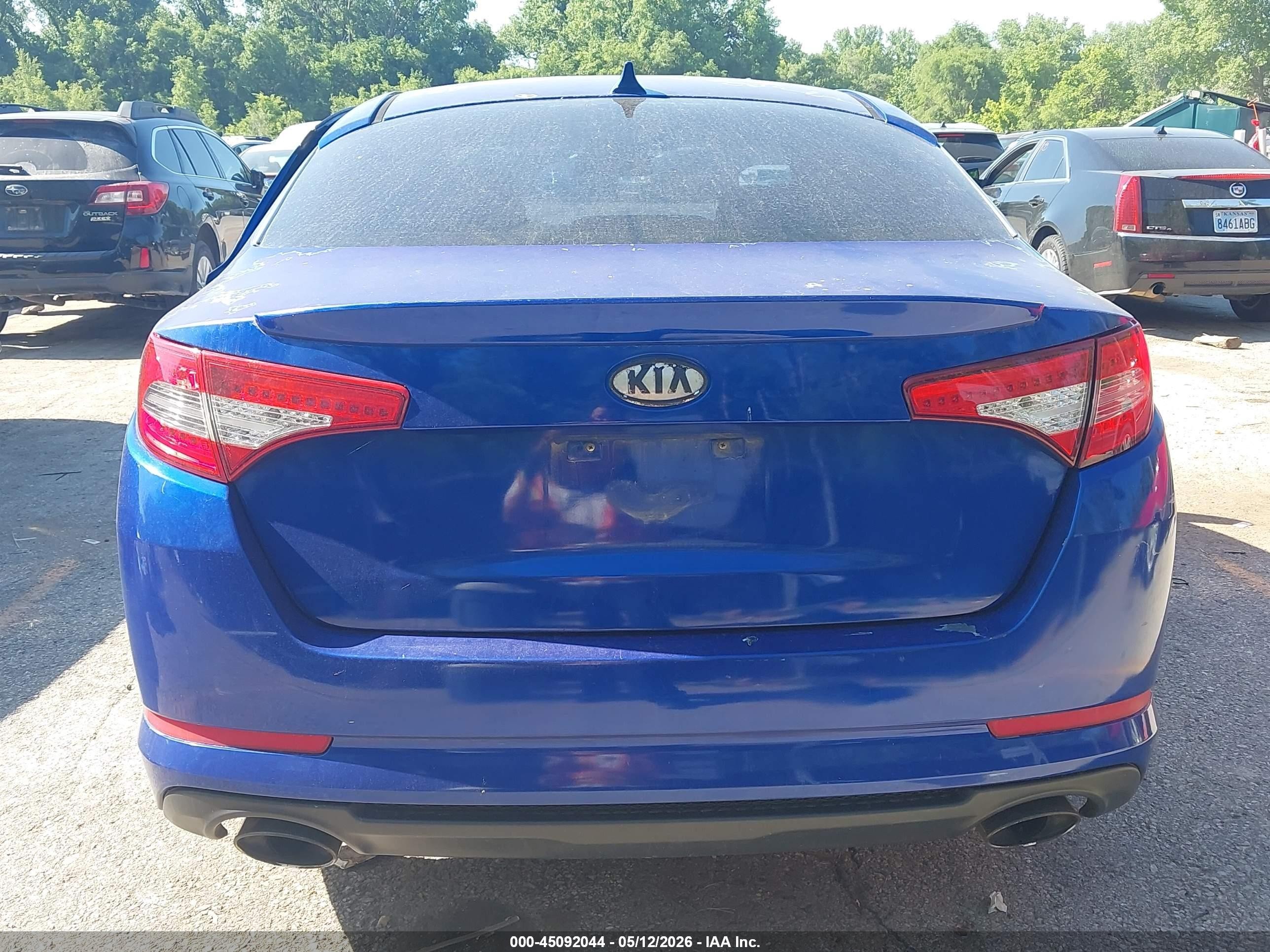 2011 Kia Optima Sx Blue vin: KNAGR4A64B5095325